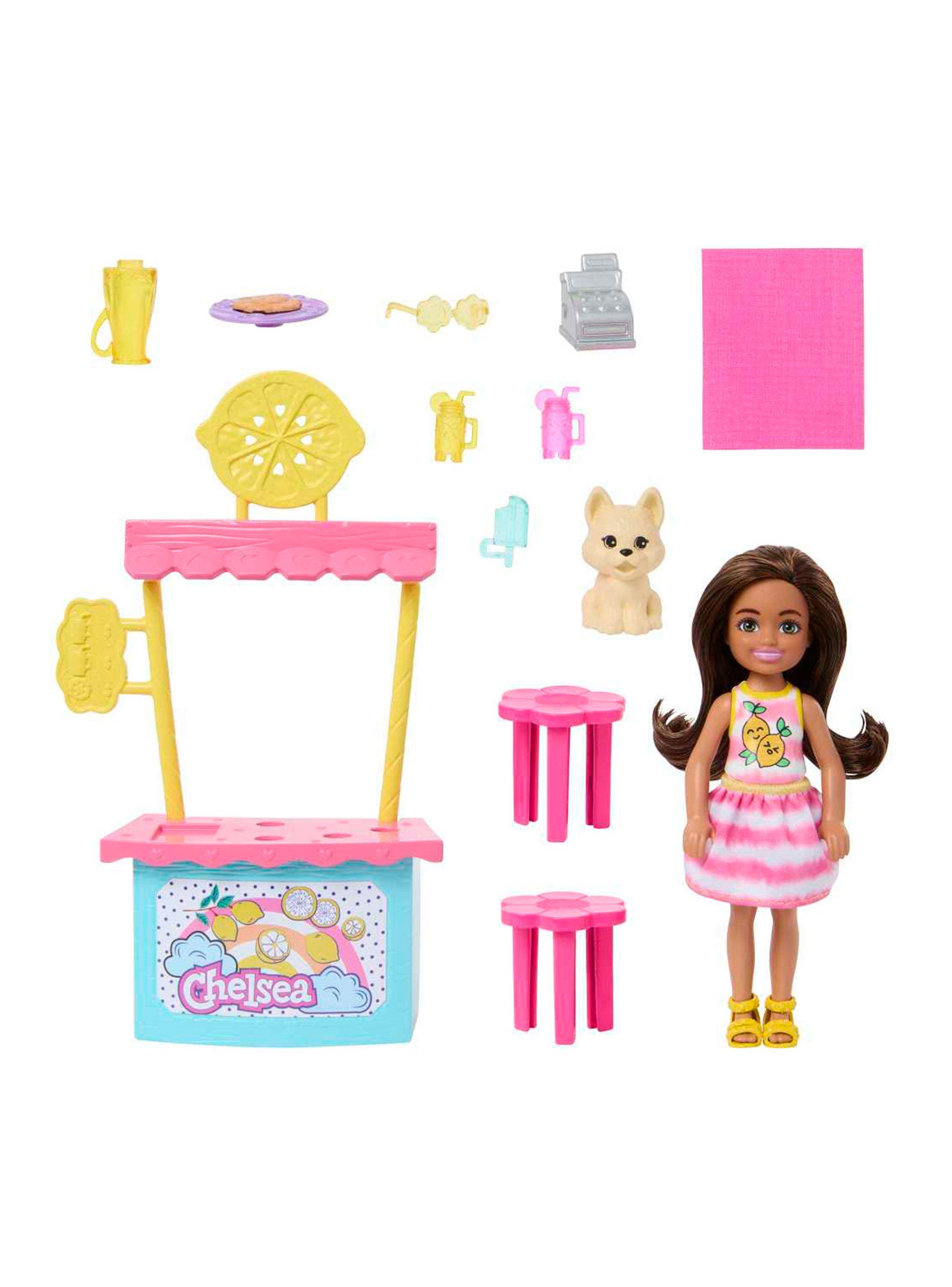 Barbie Set de Juego Chelsea Puesto de Limonadas-0