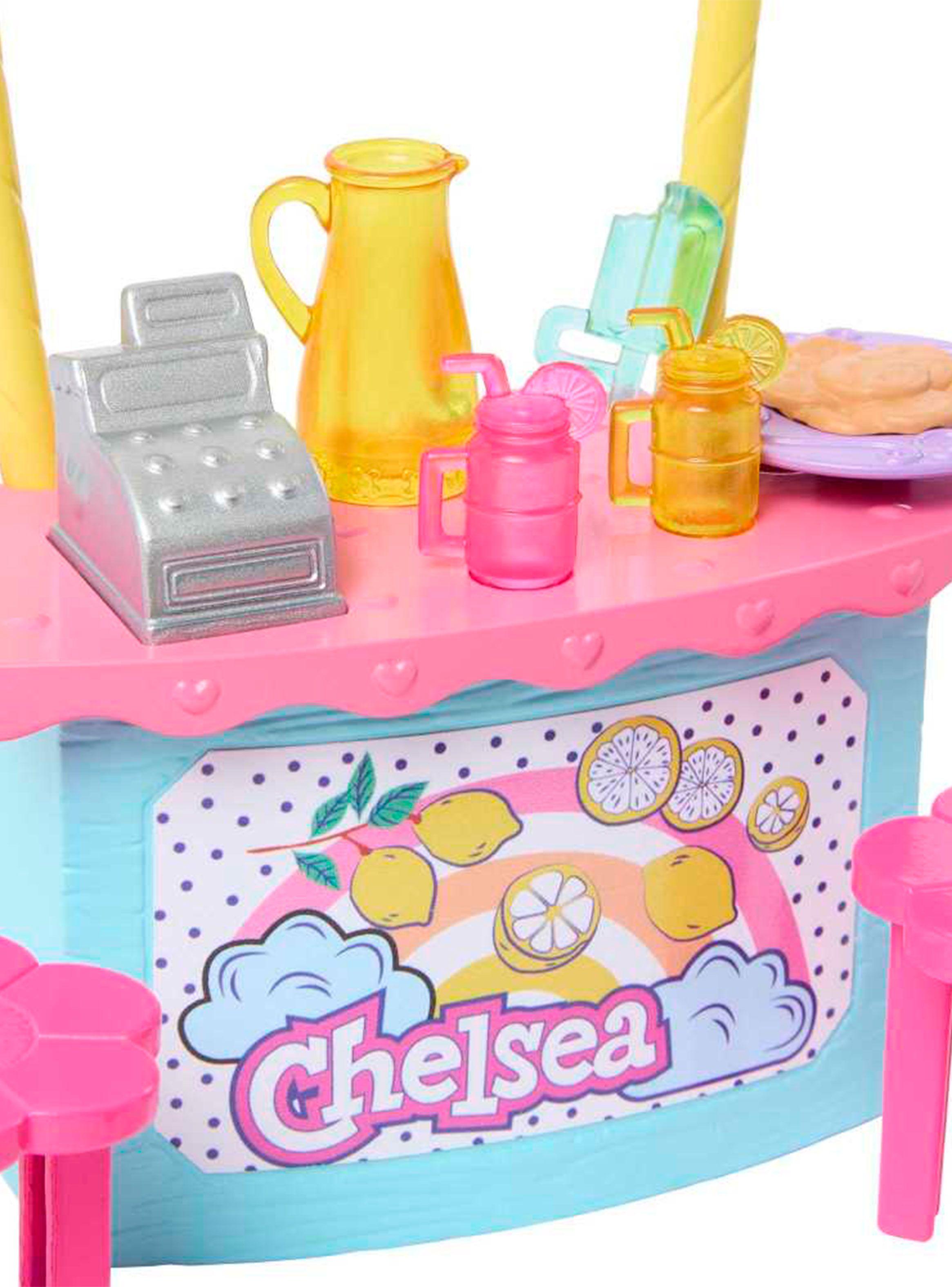 Barbie Set de Juego Chelsea Puesto de Limonadas-2