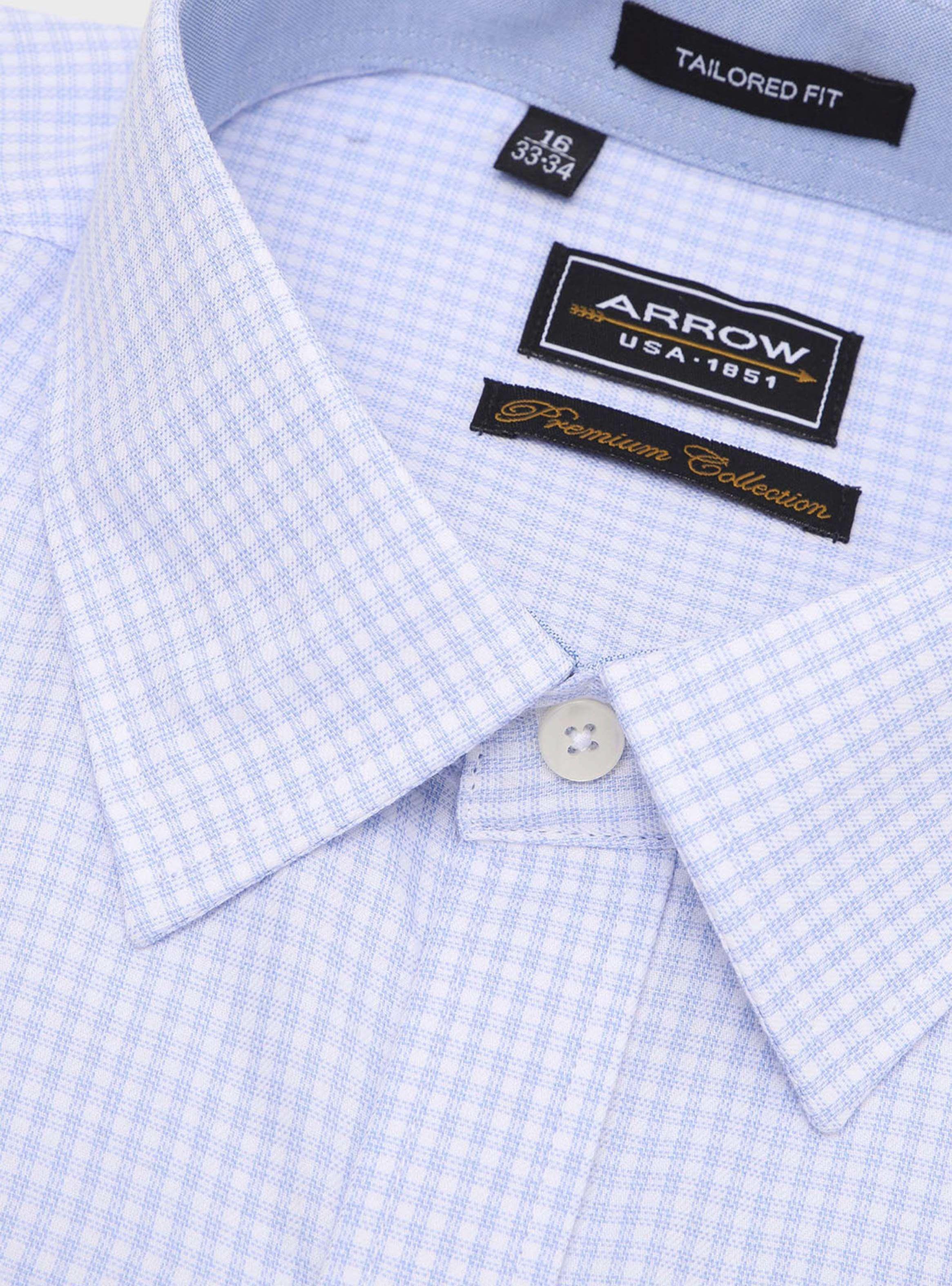 Camisa Estampada Cuadros Manga Larga-3
