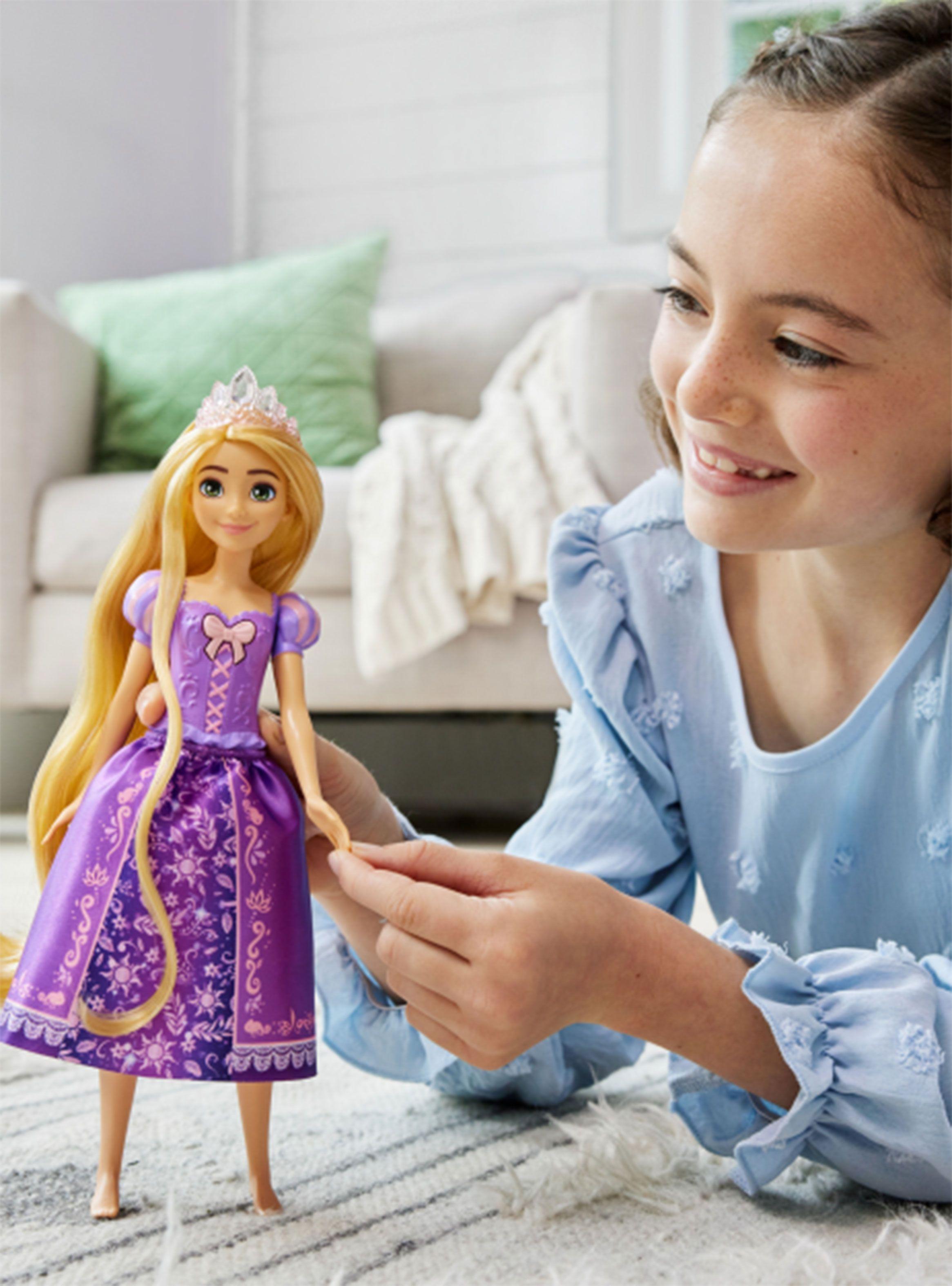 Muñeca Rapunzel Música Mágica Falda Extraíble-4