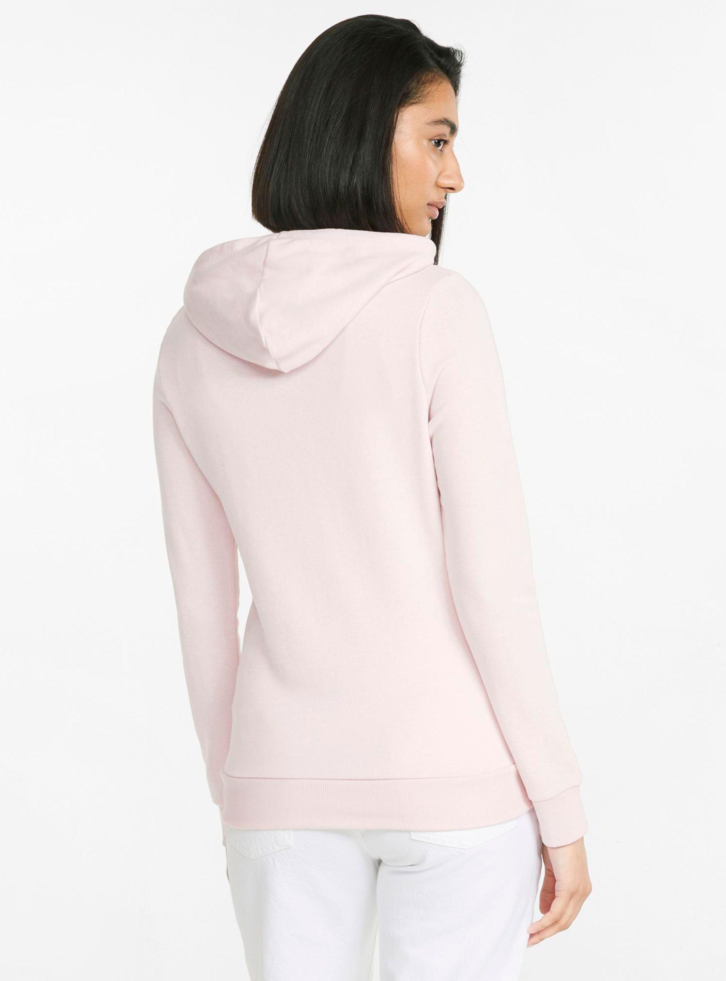Polerón Ess+ Embroidery Hoodie Tr Rosado Mujer-1