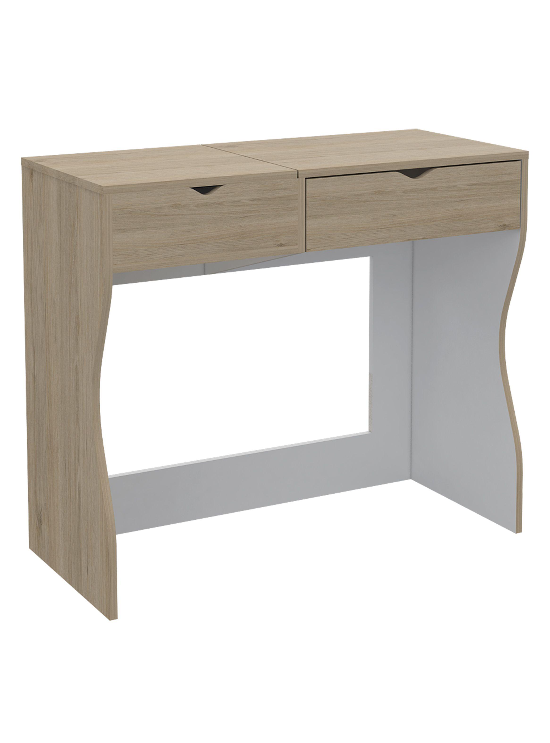 Tocador + Espejo + Cómoda Perla-3