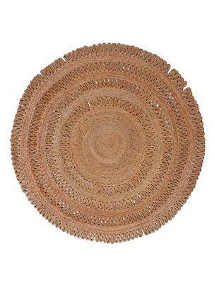 Alfombra Yute Redonda Laura 150 cm Sarah Miller-0