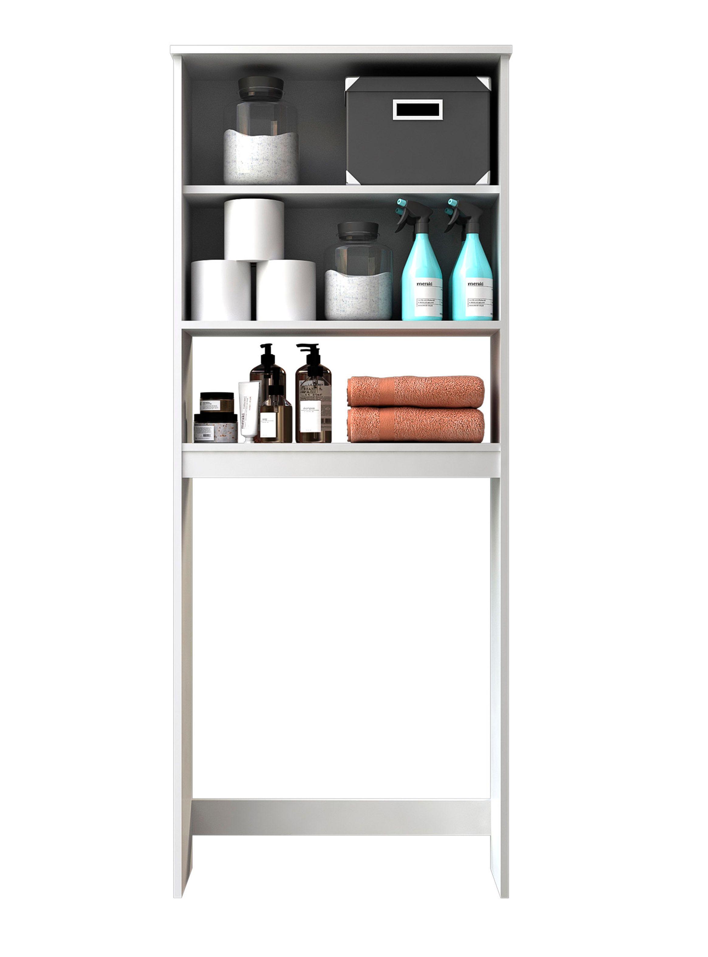 Estante 2 Puertas + Estante Organizador Baño-3