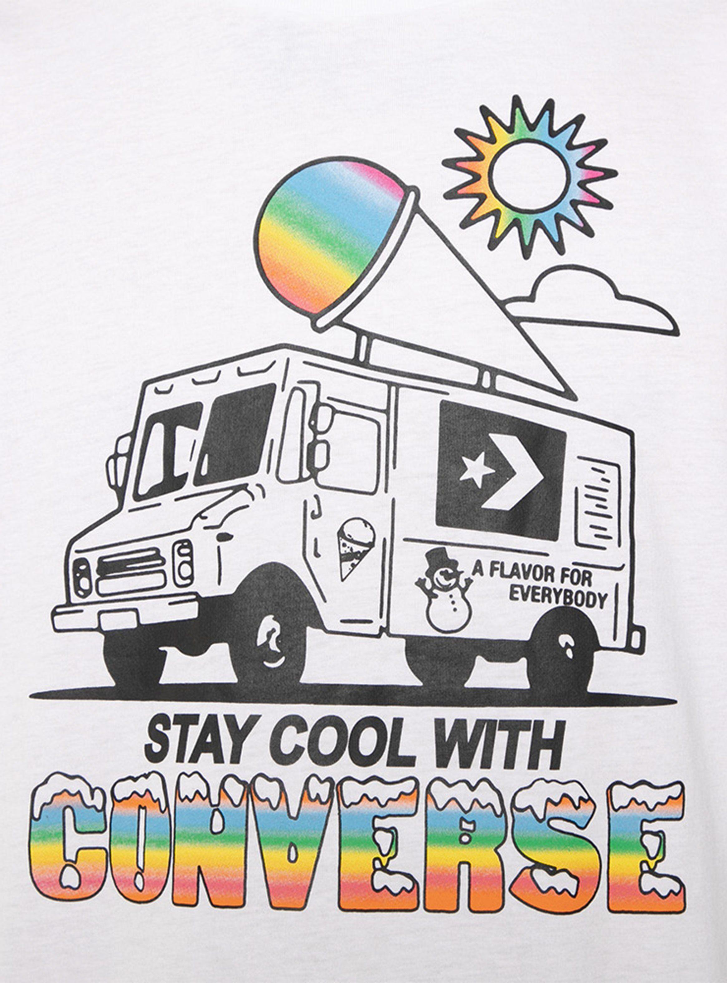 Polera Blanca Snow Cone SS Graphic Tee-2