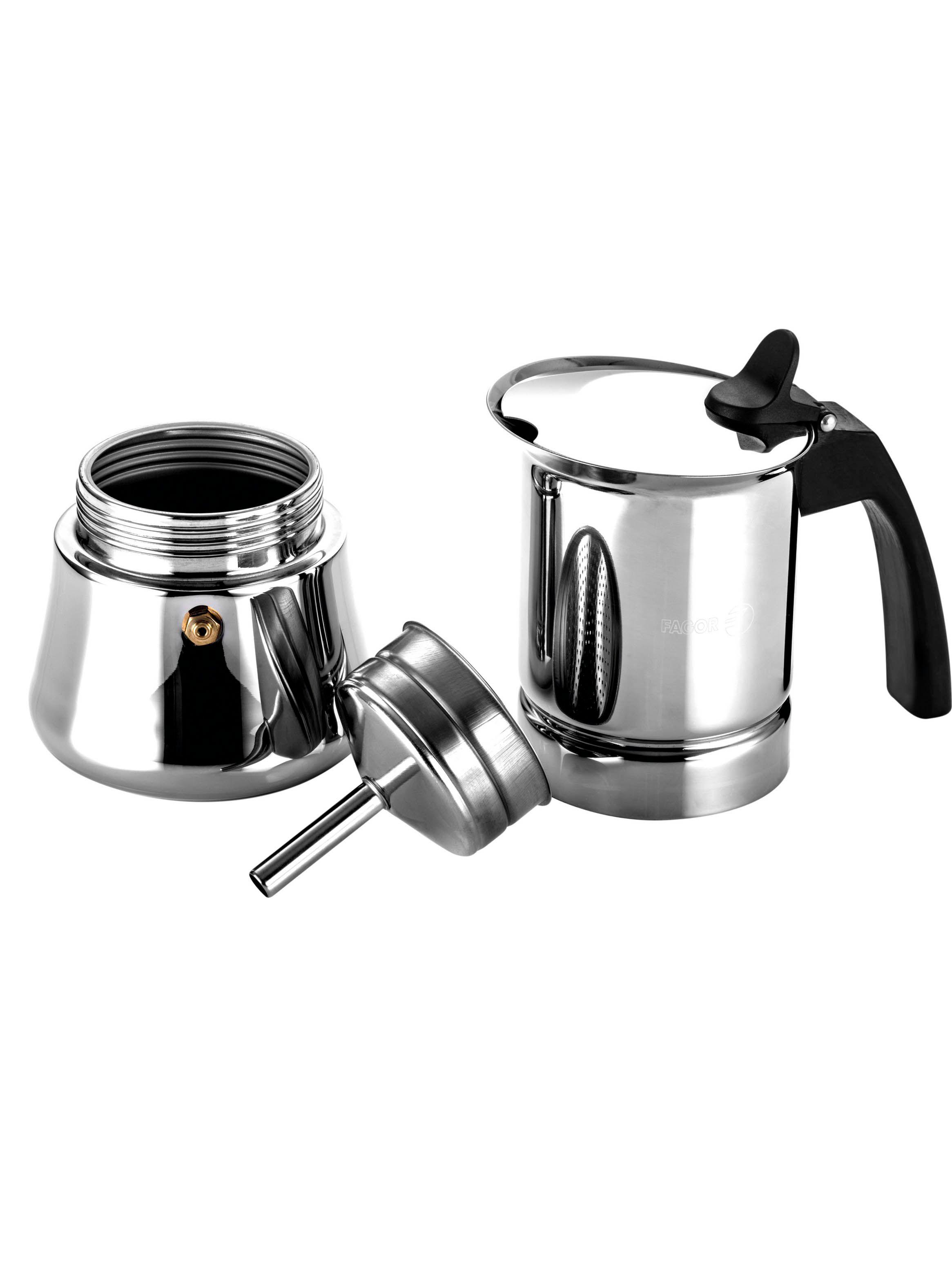 Cafetera Fagor Acero Inox Étnica 10 Tazas-1