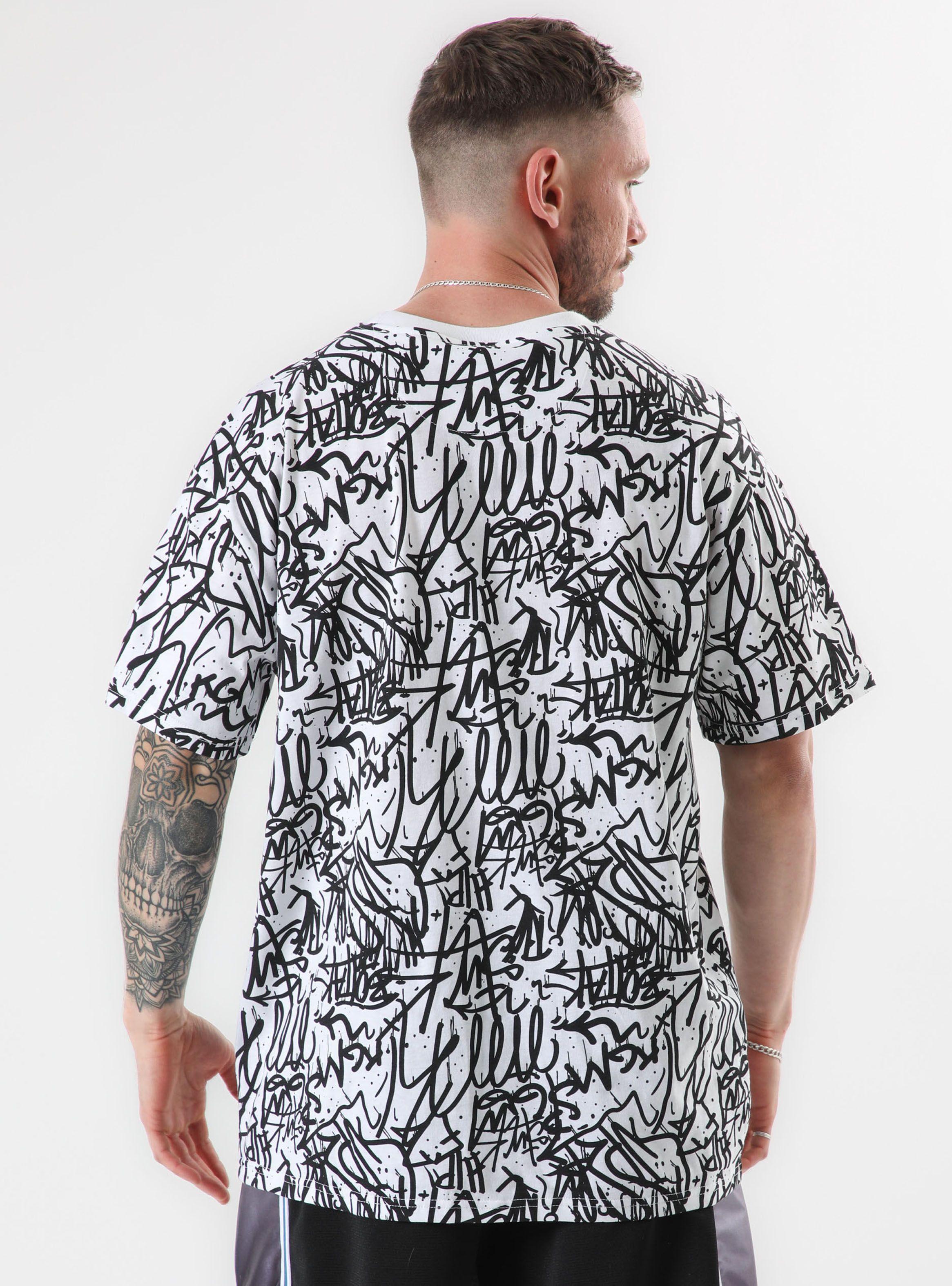 Polera MC Oversize Full Print Graffiti-1