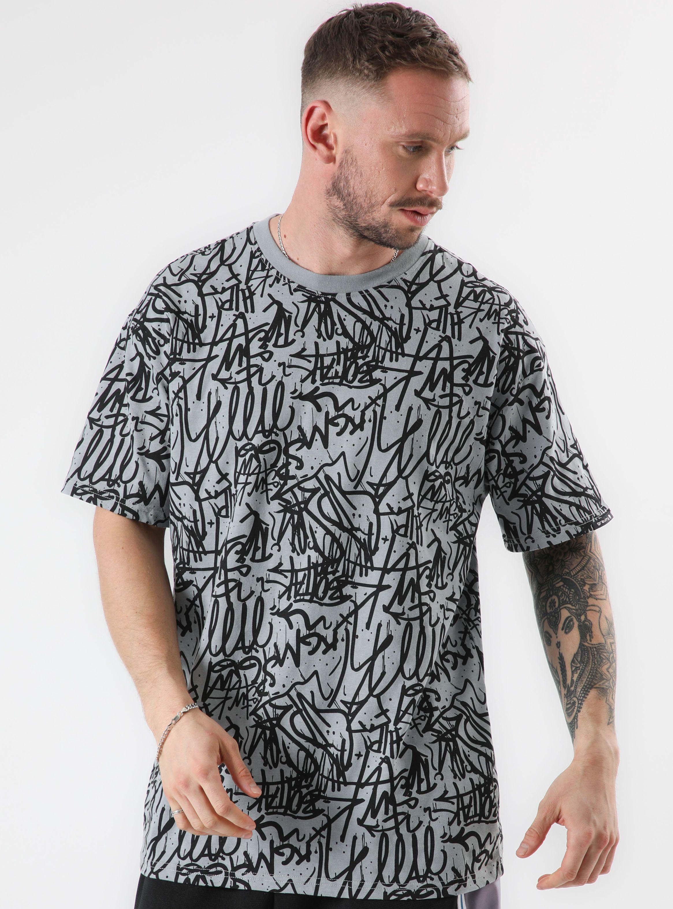 Polera MC Oversize Full Print Graffiti-0