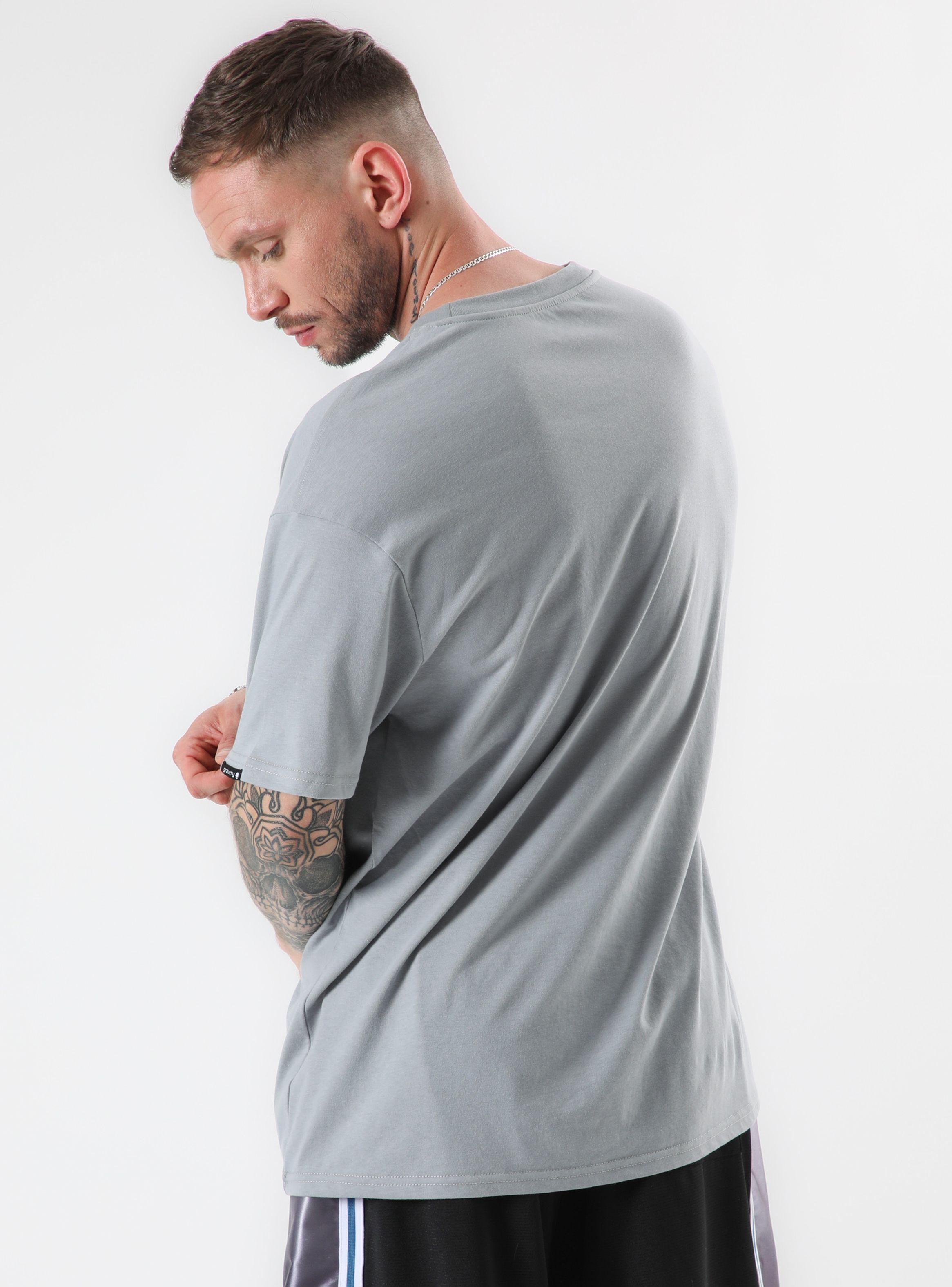 Polera MC Oversize Front Estampado Transfer-1