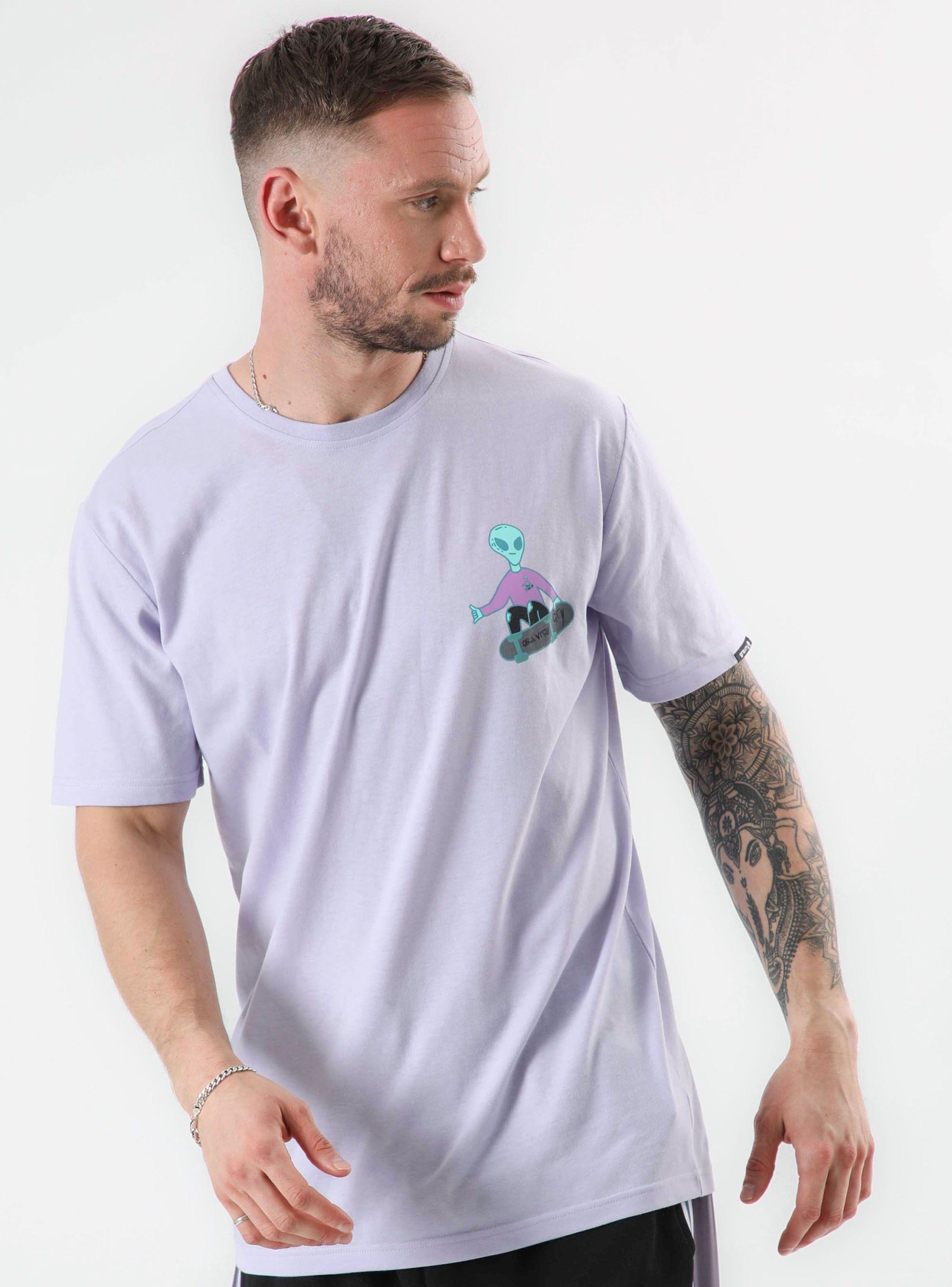 Polera MC Regular Fit Front Mini Print Alien-0