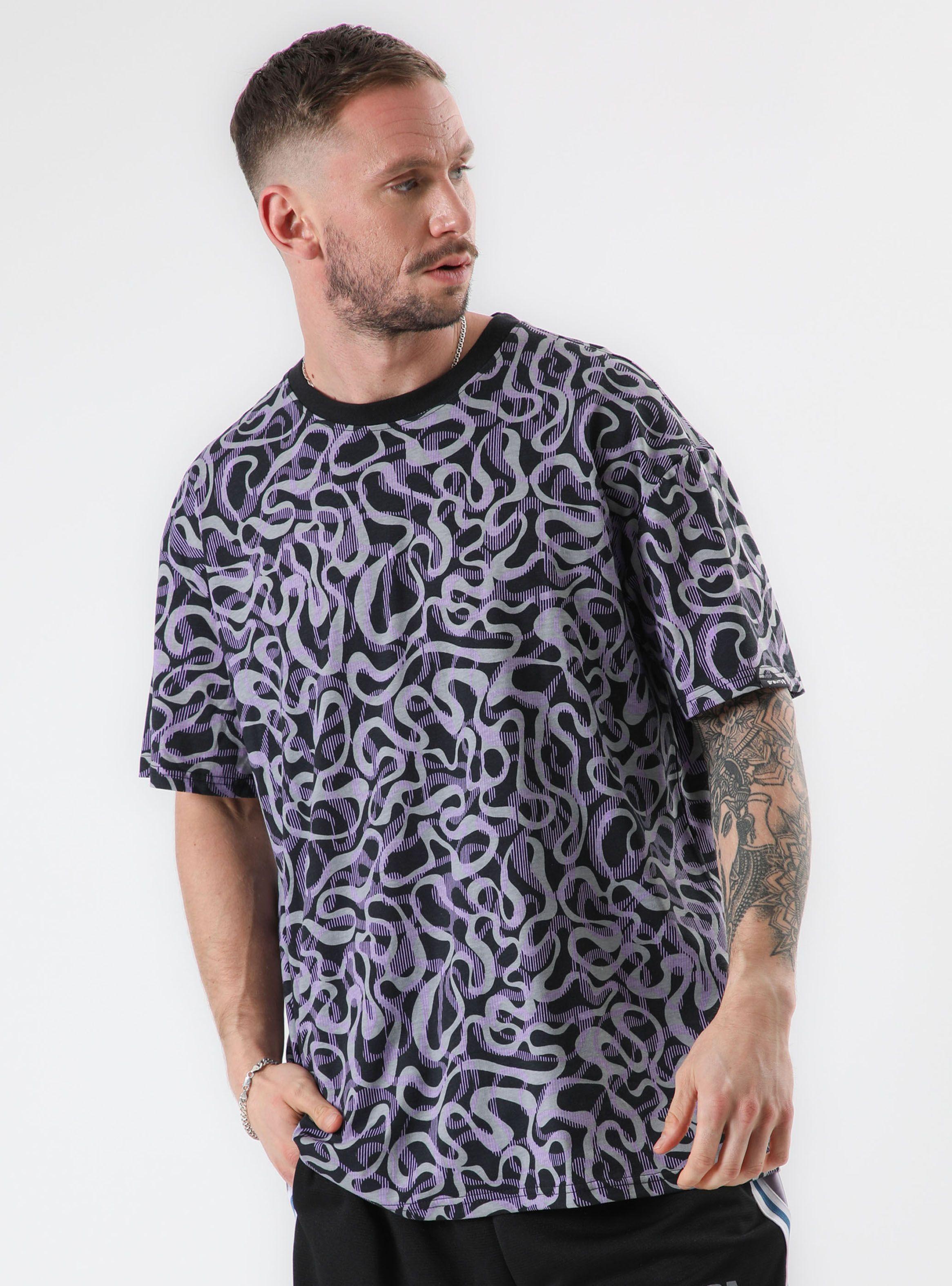 Polera MC Oversize Full Print Waves-0