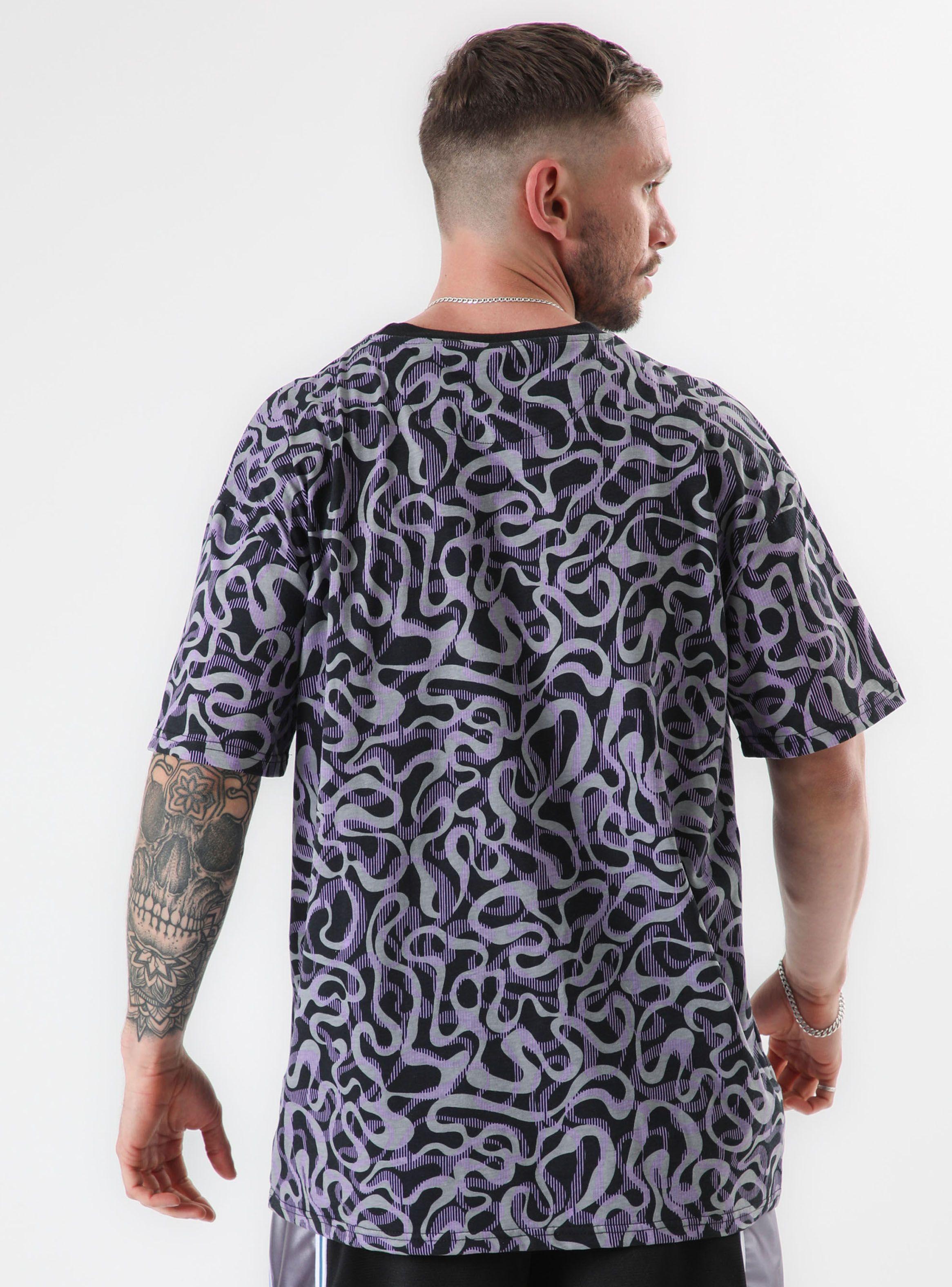 Polera MC Oversize Full Print Waves-1