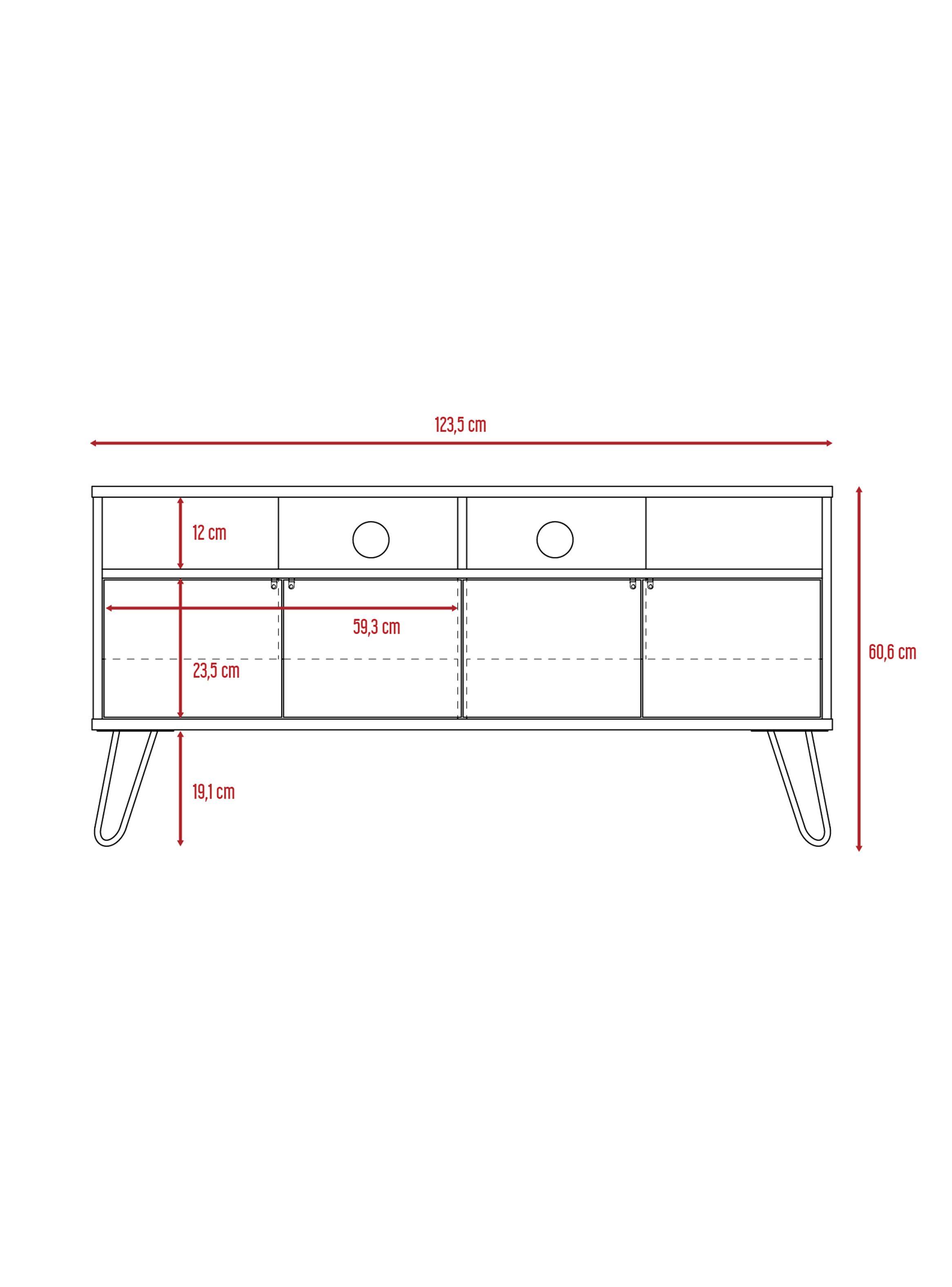 Rack TV 55" Vassel Habano TuHome-1