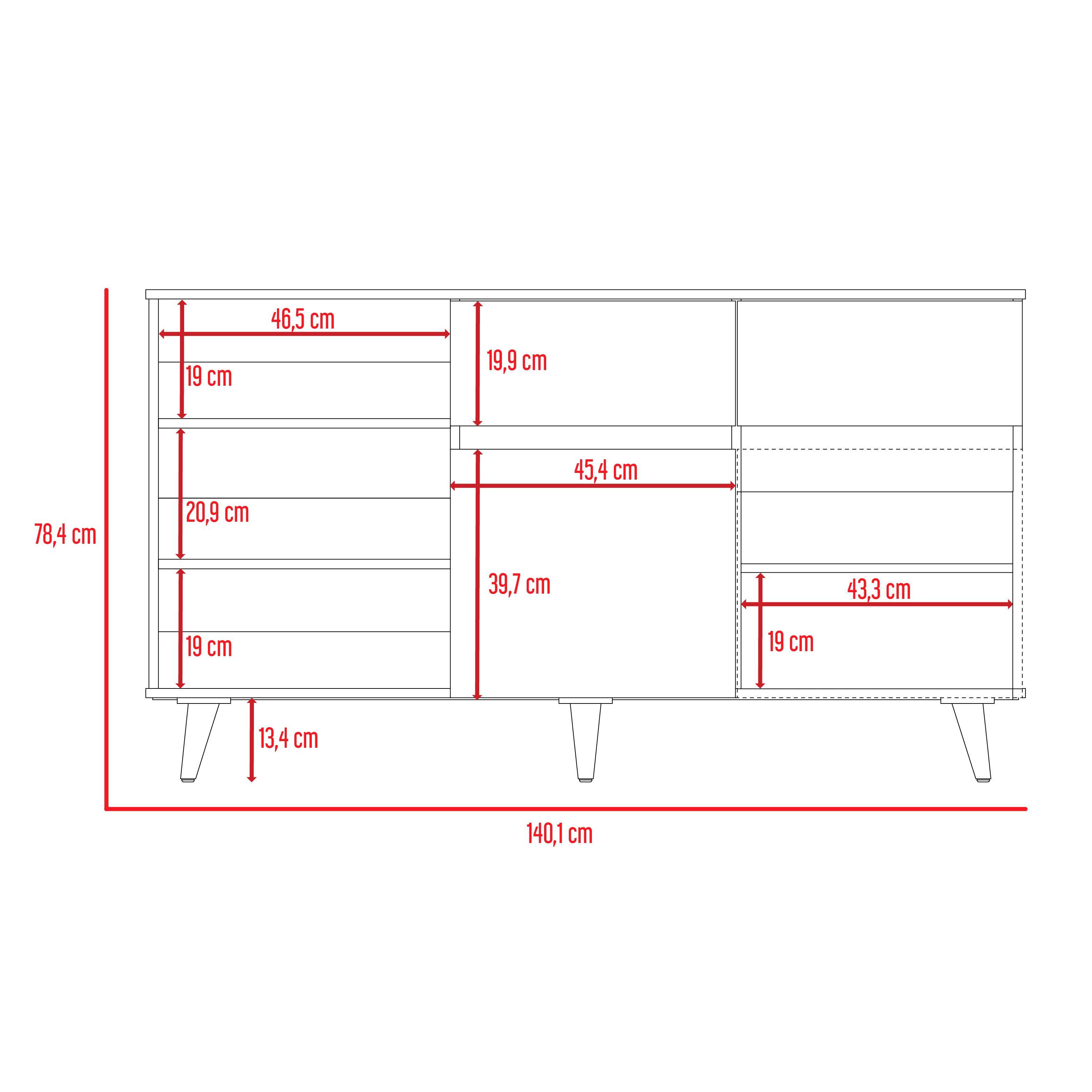 Buffet Salem Miel Plomo TuHome-2