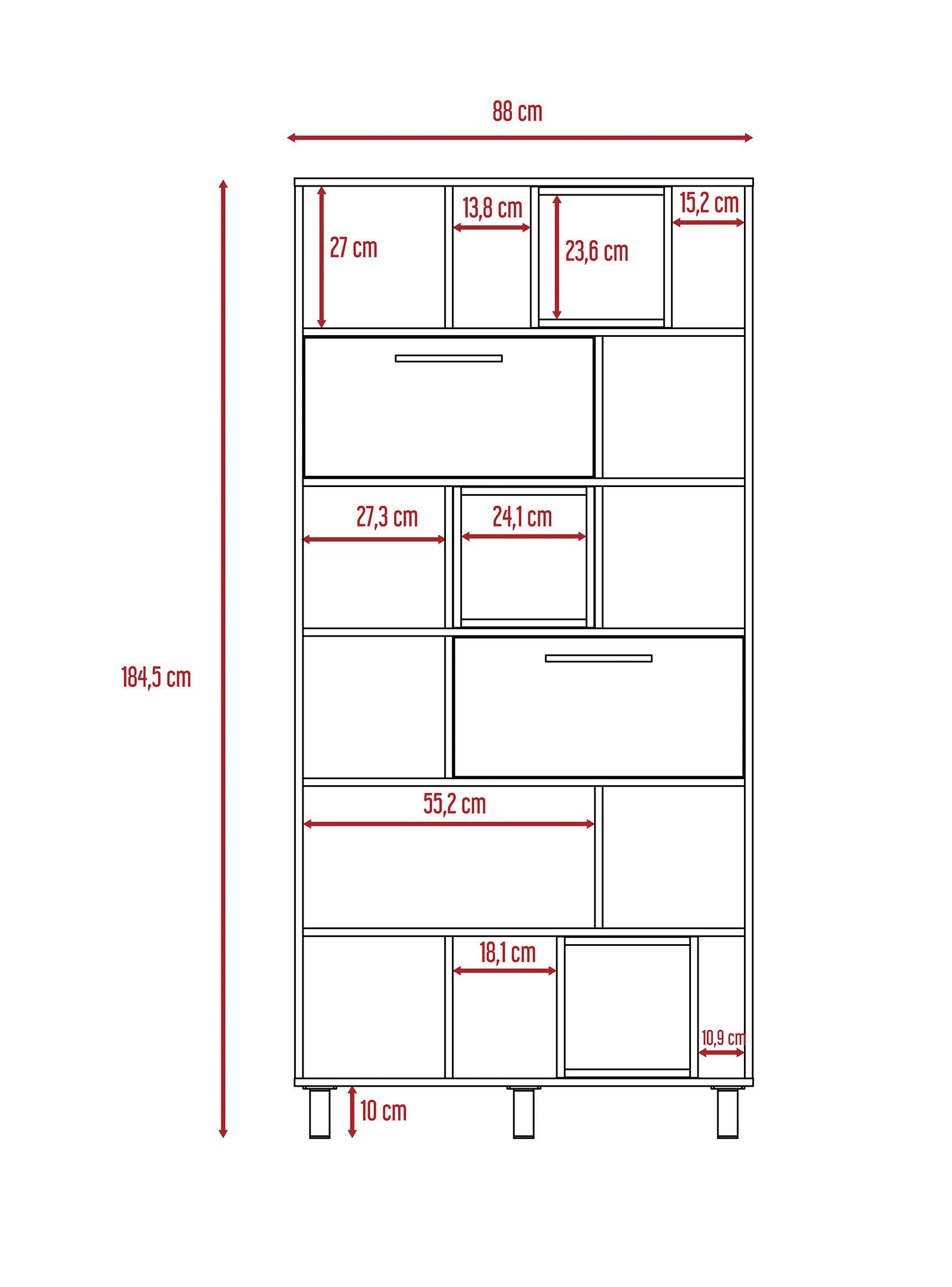 Biblioteca Kaia Wengue Miel TuHome-1