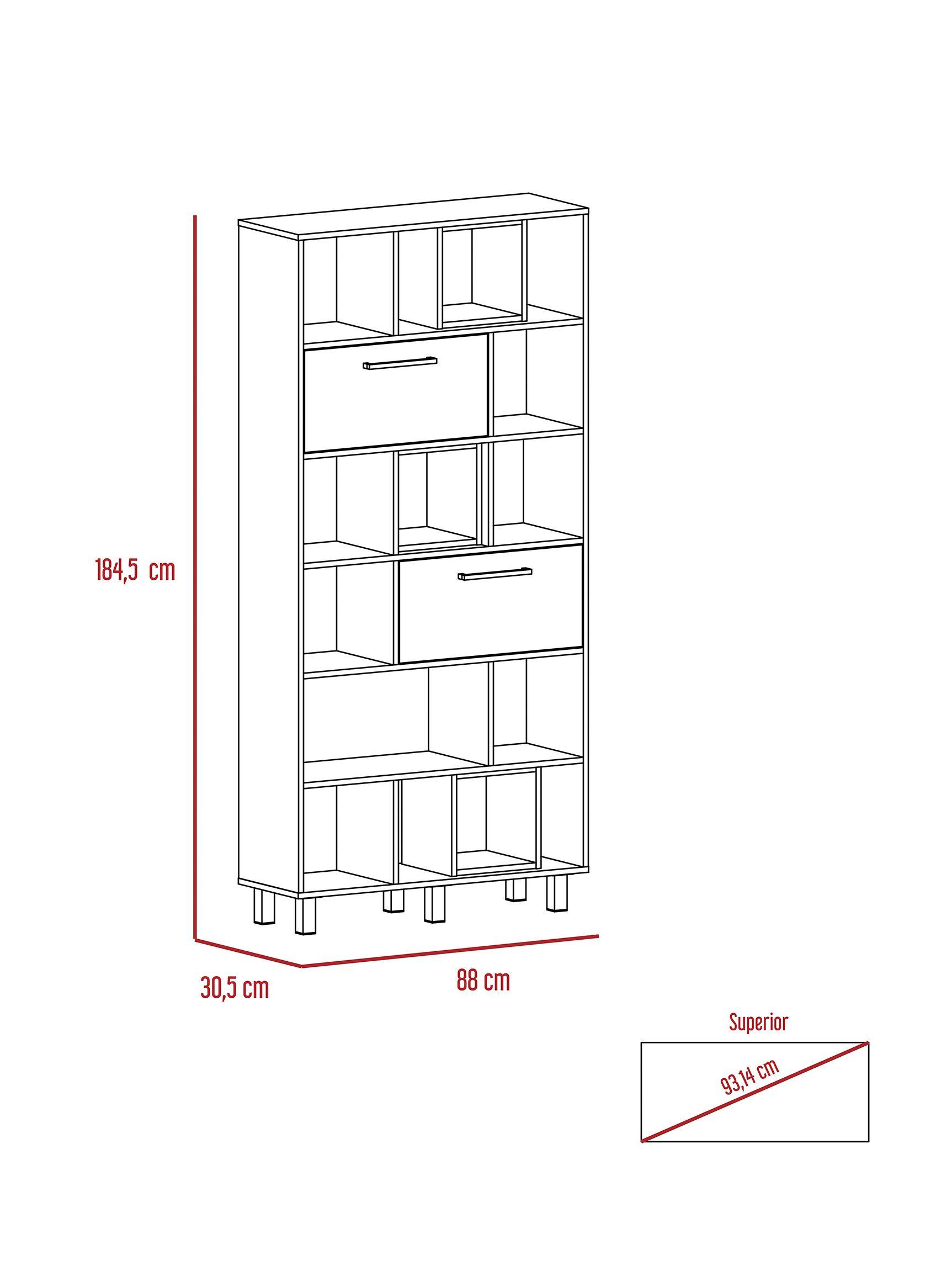 Biblioteca Kaia Wengue Miel TuHome-2