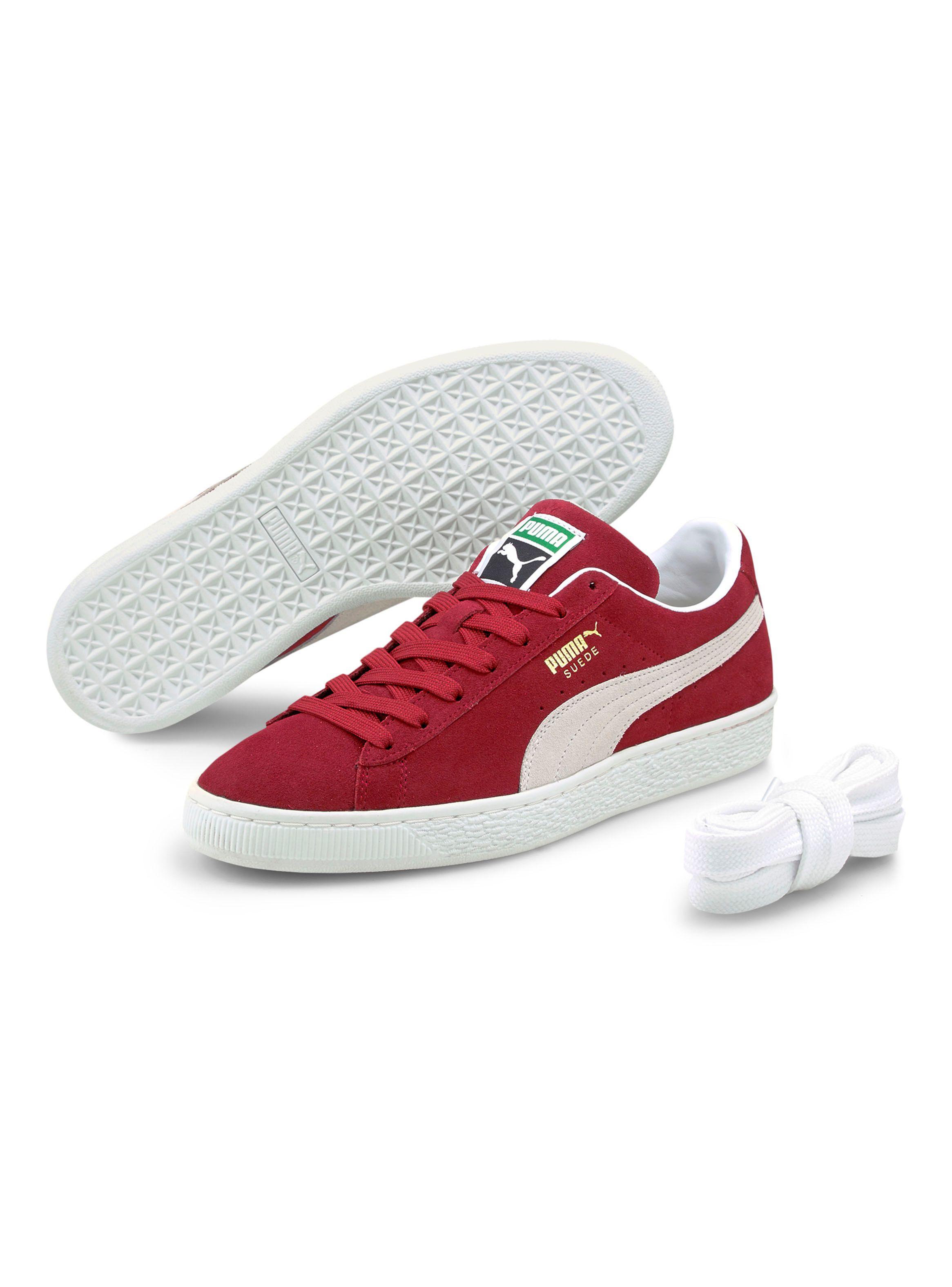 Zapatilla Urbana Diseño Rojo Suede Classic Xxi Hombre-1