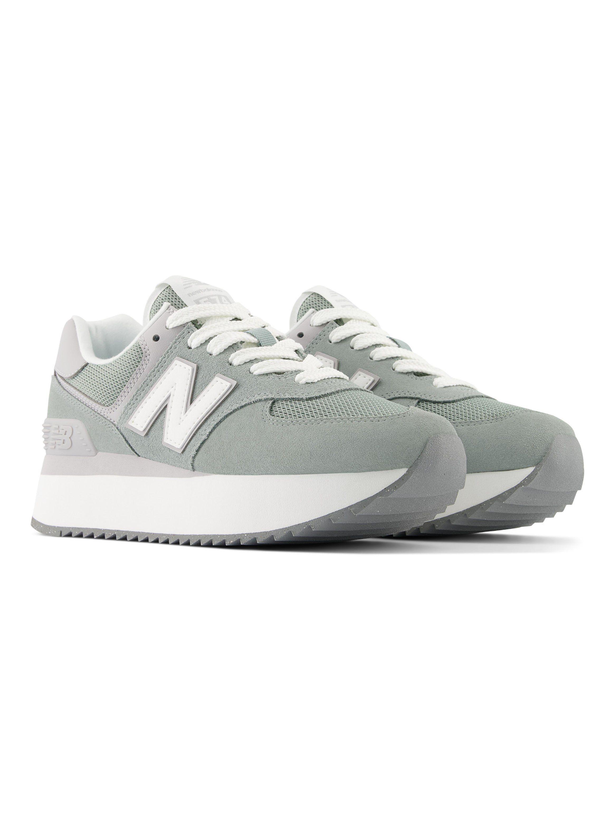 Zapatilla Urbana  574 Stacked Cuero Mujer-1