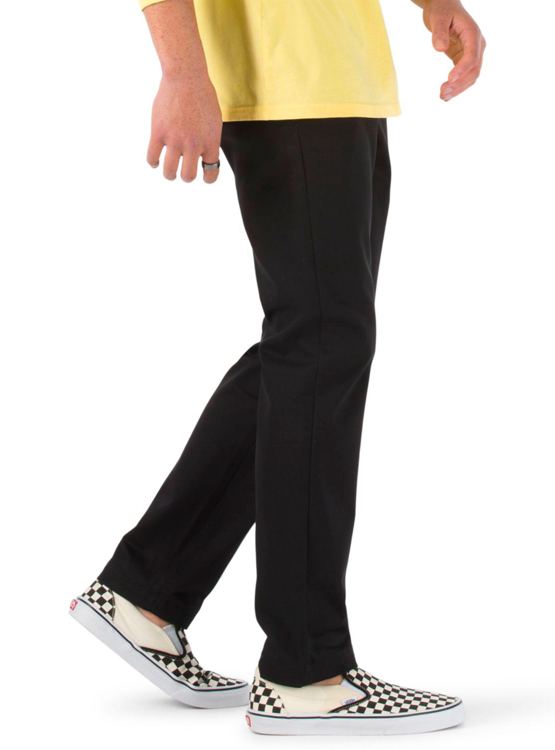 Pantalón Tiro Bajo Negro Authentic Chino Slim Pant Black-0