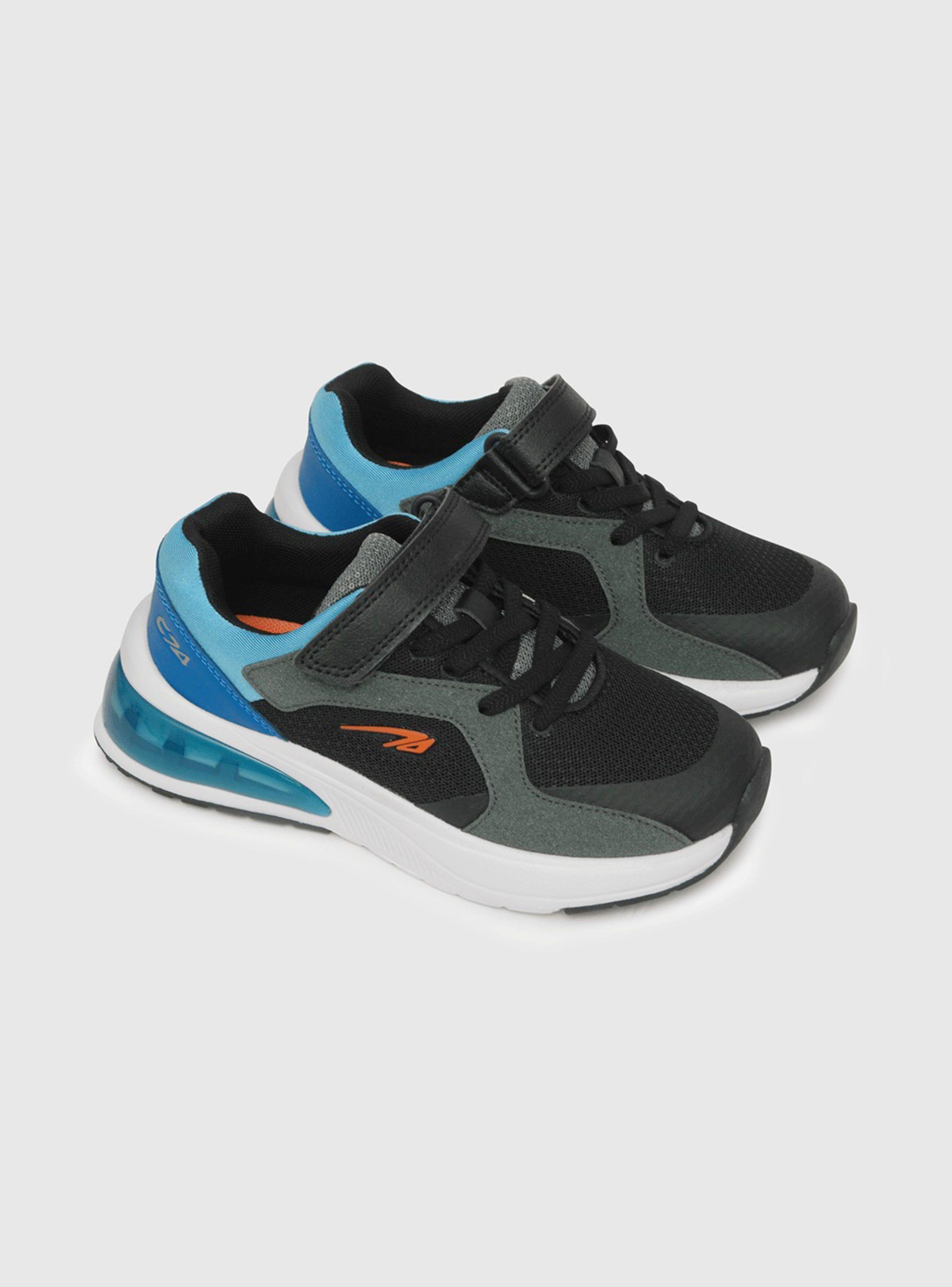 Zapatilla Running  Cierre Velcro Elástico Niño-1