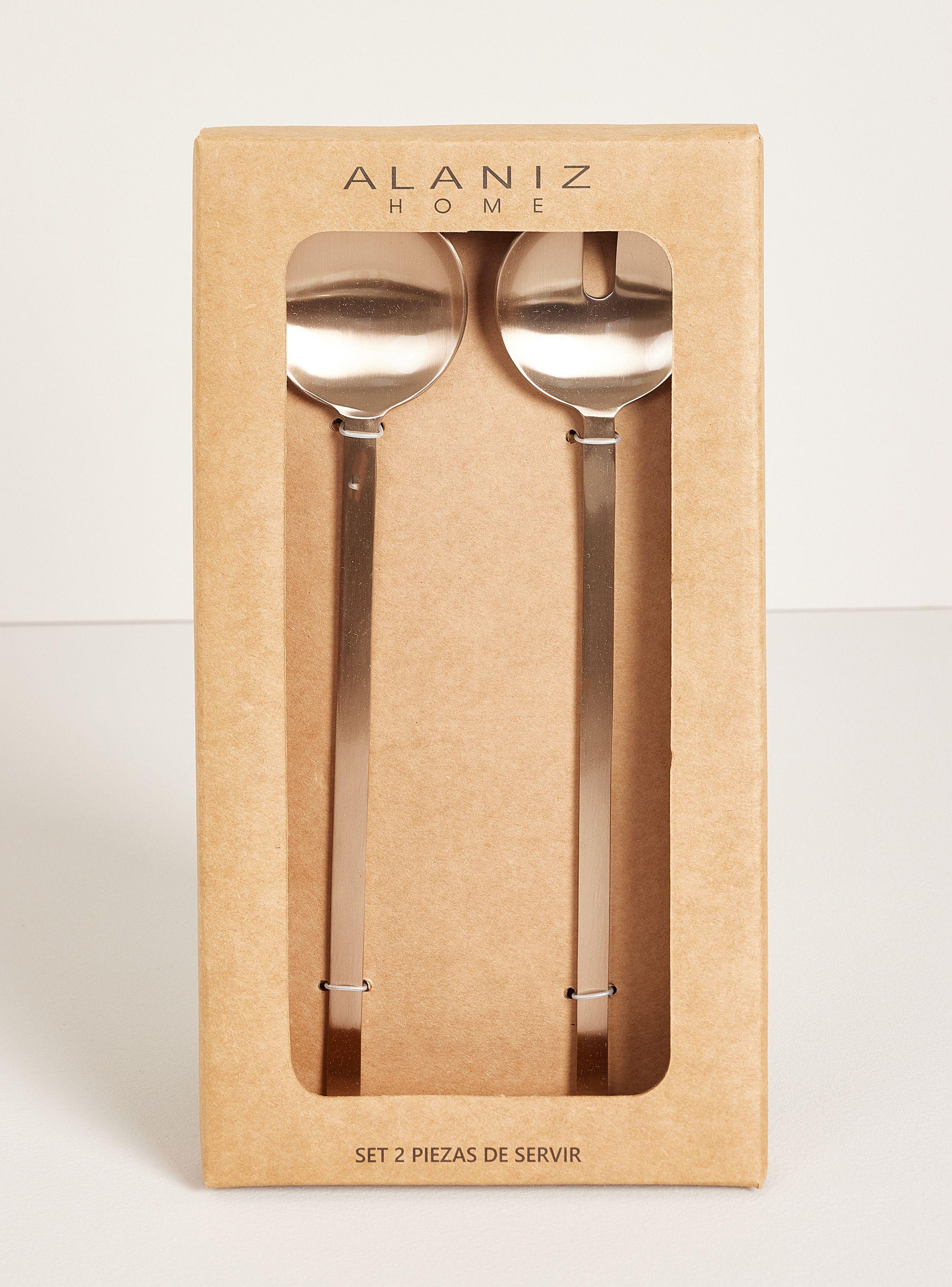Set de 2 Piezas para Servir Cobre-2