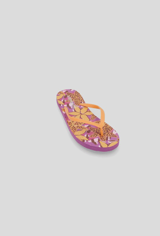 Sandalia Flip Flop Baja Estampada Mujer-4