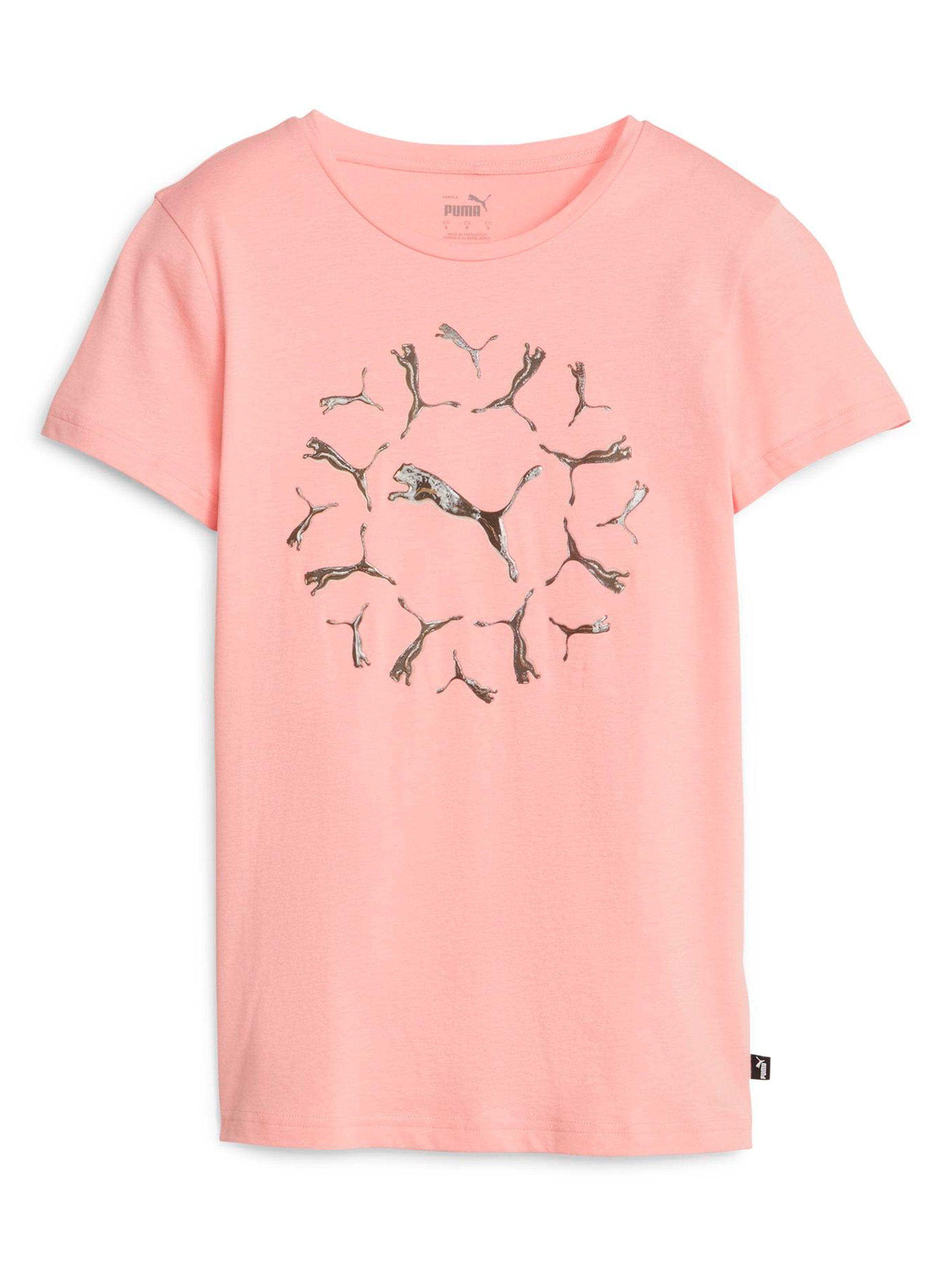 Polera Pink Ess+ Graphic Tee-0