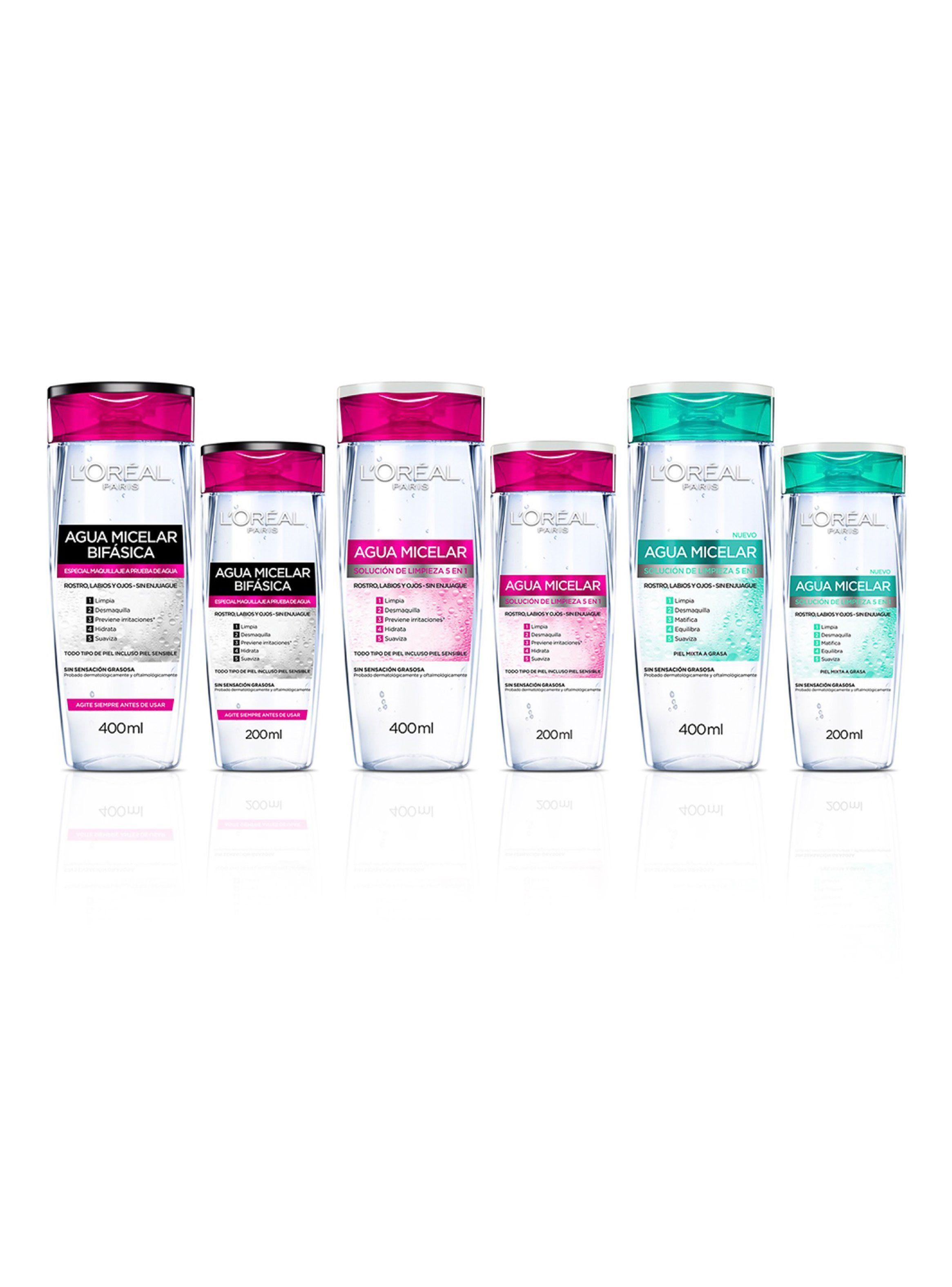 Agua Dermo Expertise L'Oréal Paris Micelar Ht5 Piel Mixta 200 ml-4