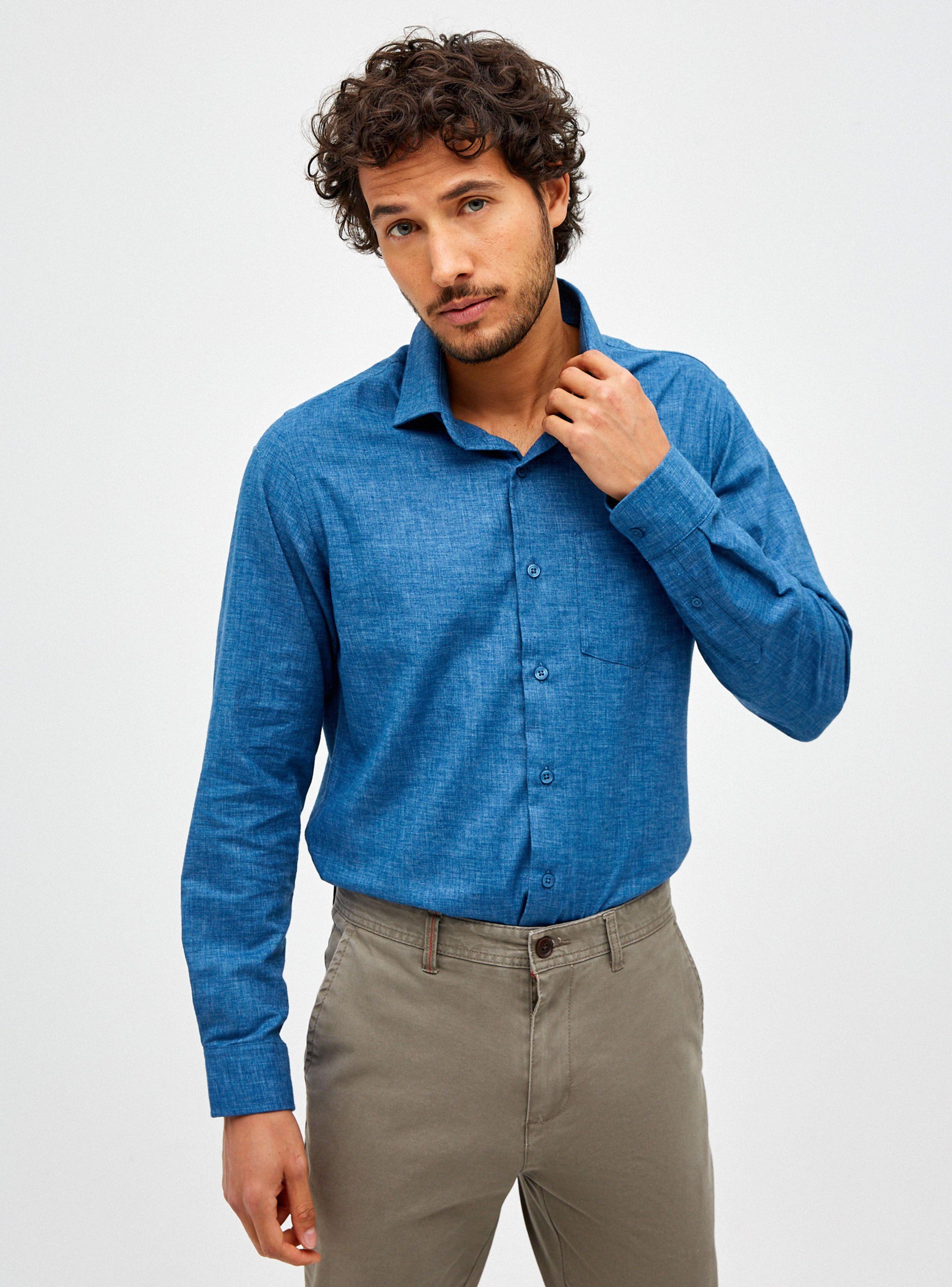 Camisa Manga Larga y Botón-0