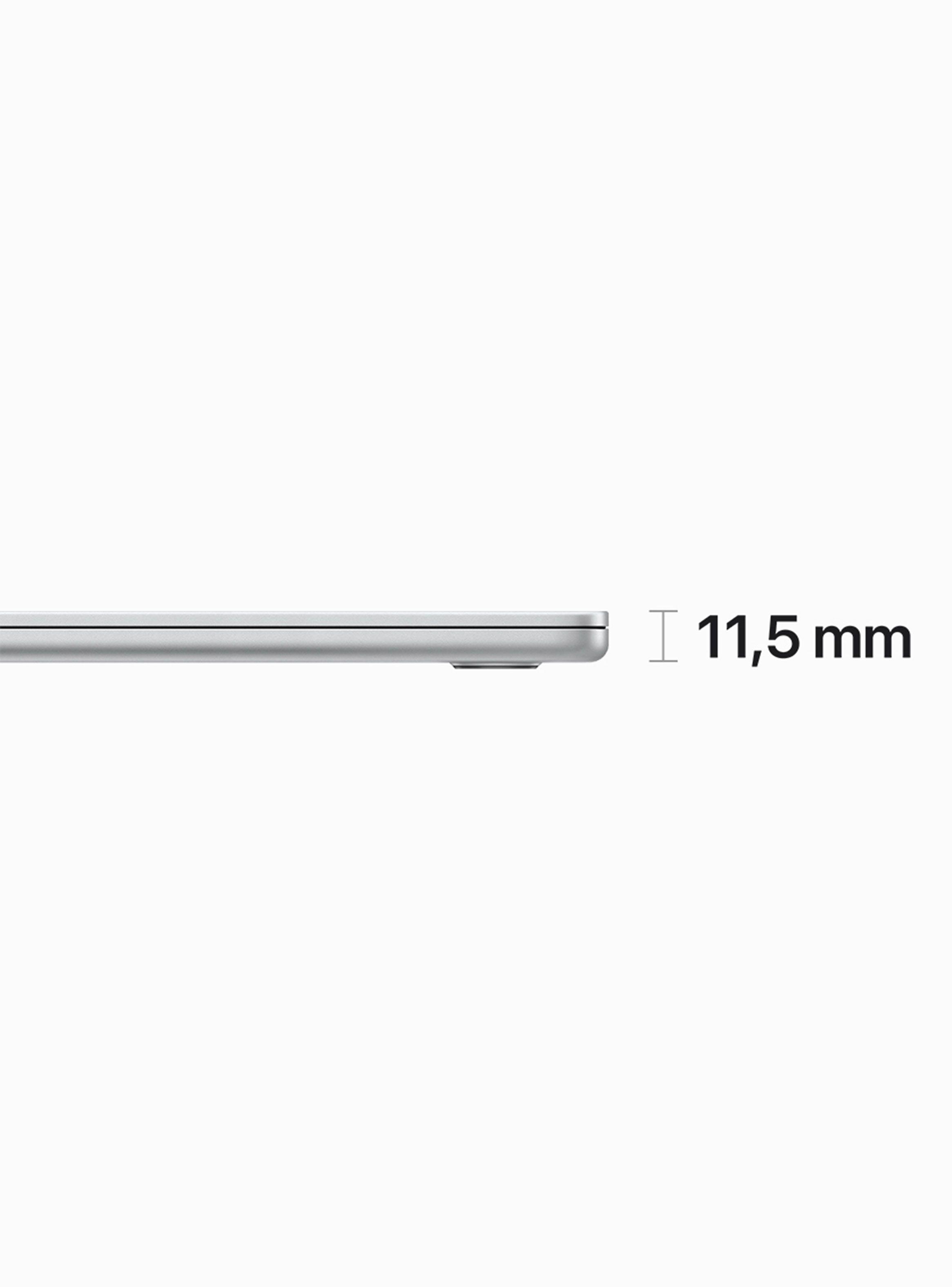 MacBook Air 15" Chip M2 8 Núcleos CPU y 10 Núcleos GPU 8GB RAM 256GB SSD Color Plata-2