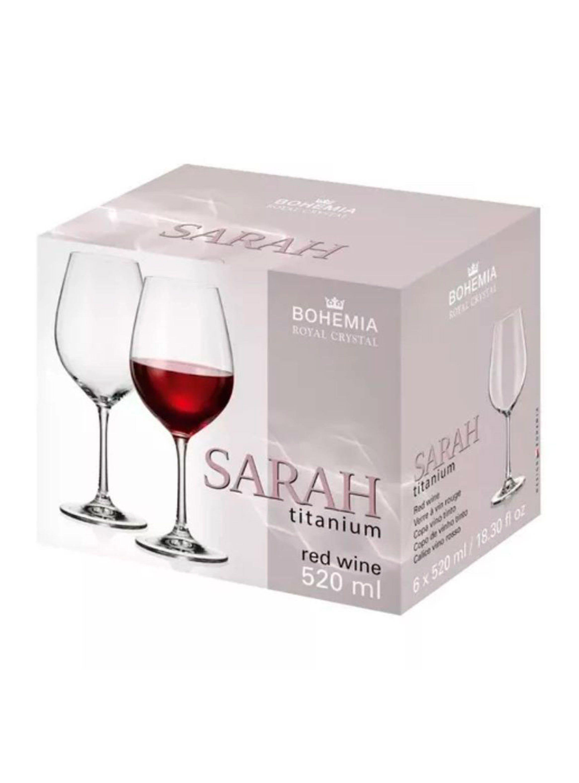 Set 6 Copas Cristal Vino Tinto Sarah 520 ml-1