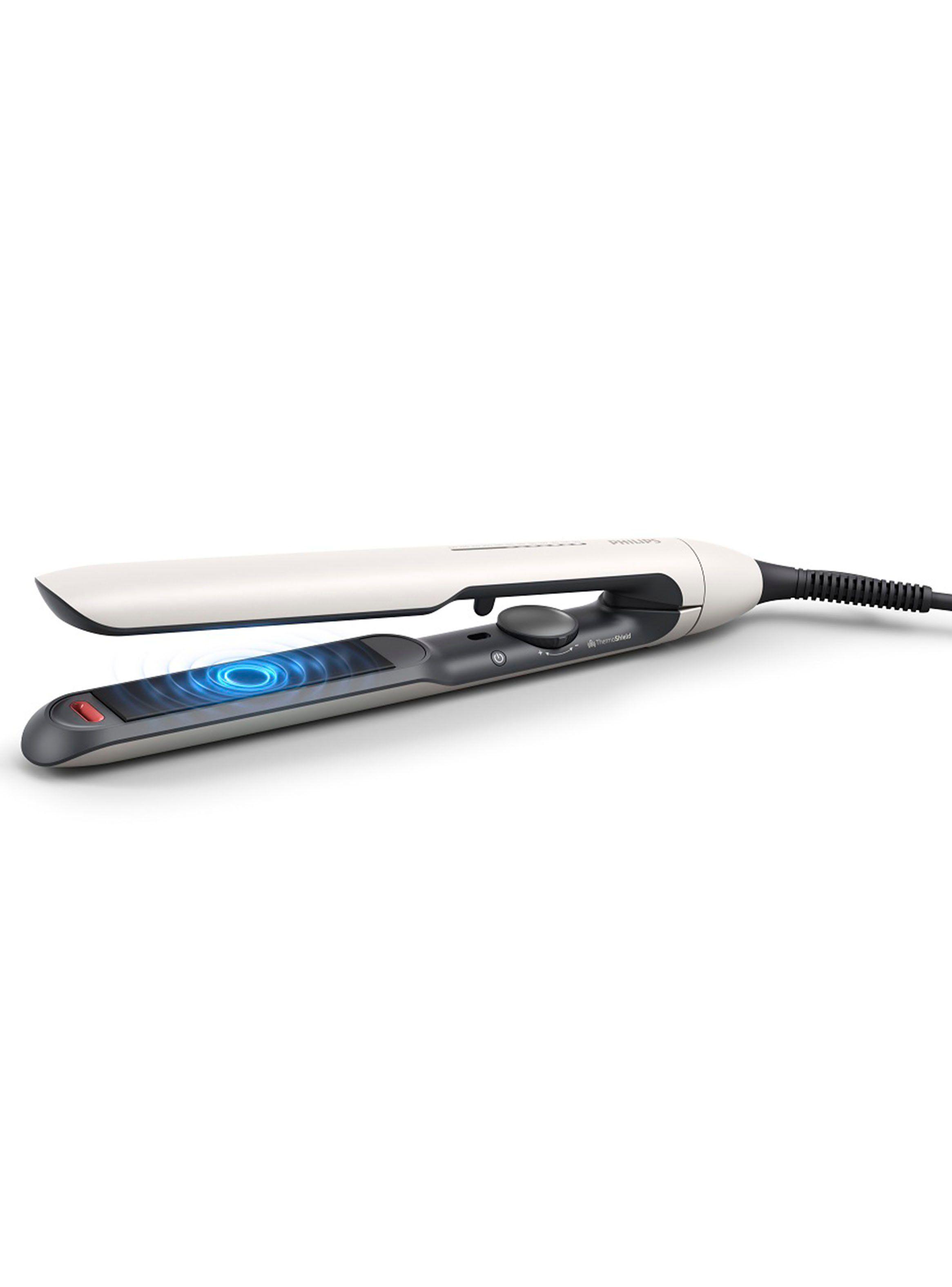 Alisador de Pelo Serie 5000 BHS515/00 Blanco Seda-0