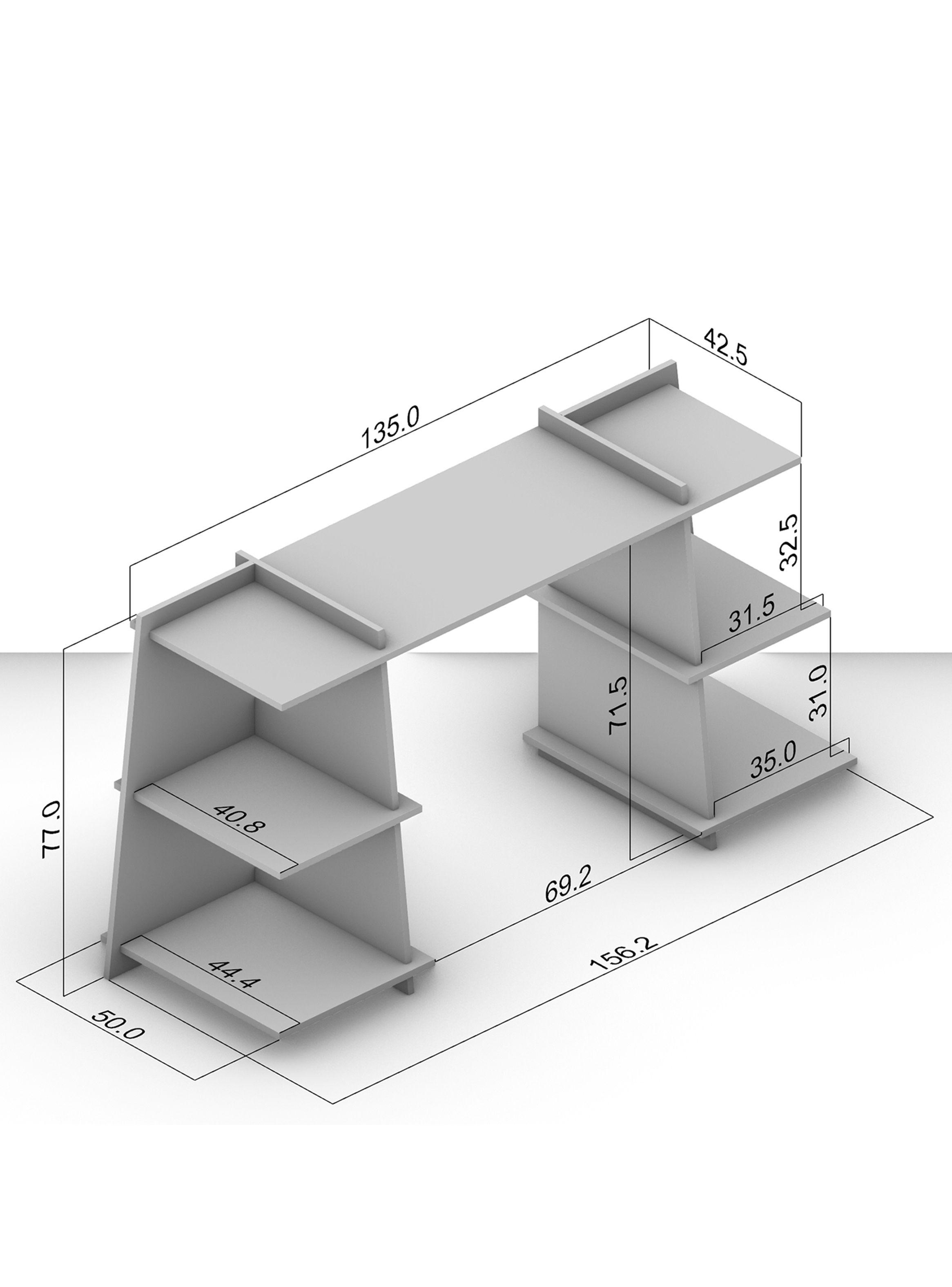 Escritorio Flora 4 Espacios-1