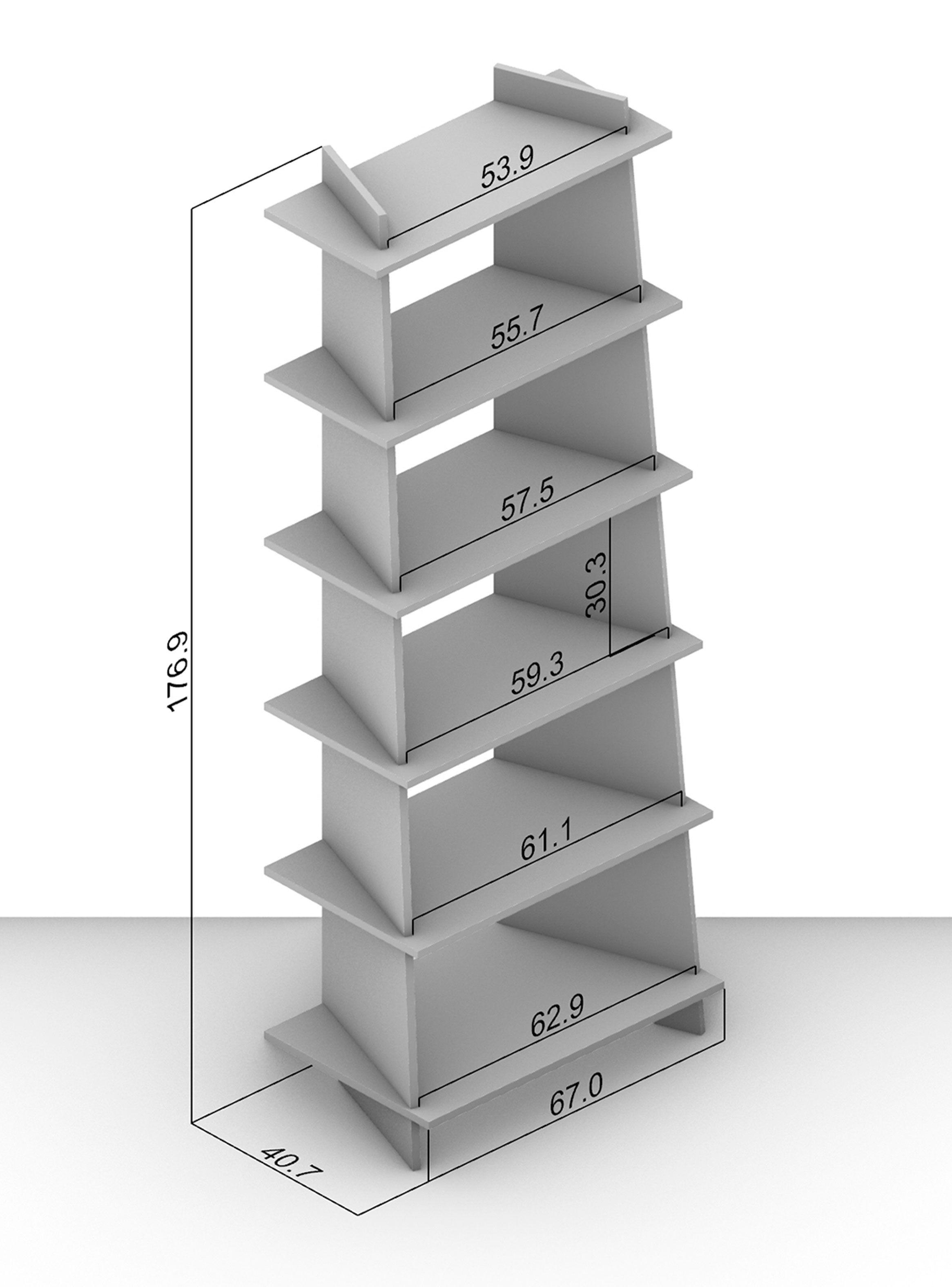 Estante Jade Rustic 6 Repisas-1