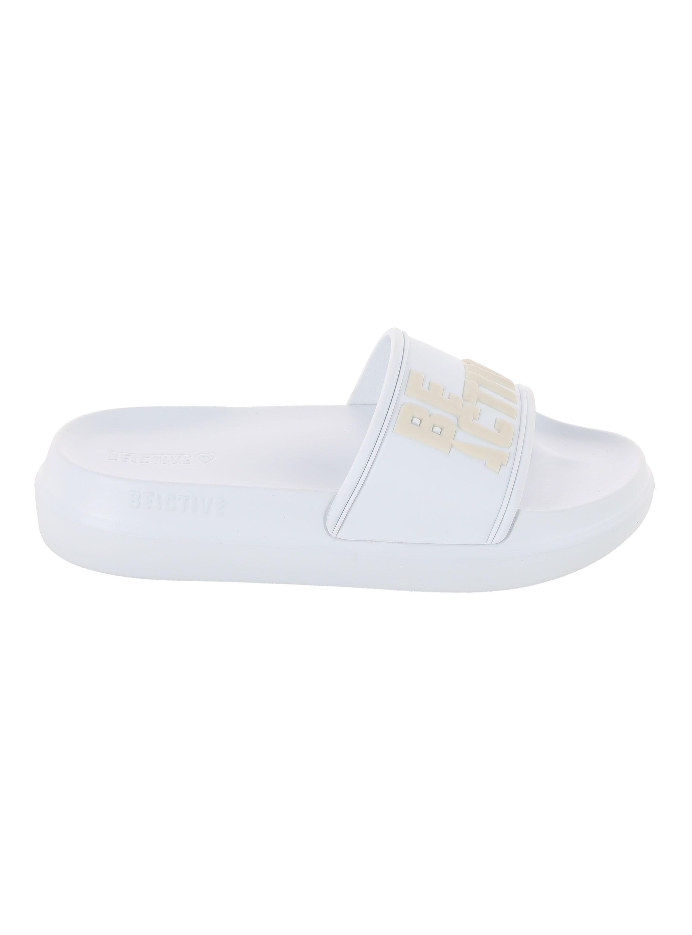 Sandalia Slider Print Logo en Relieve Mujer-0