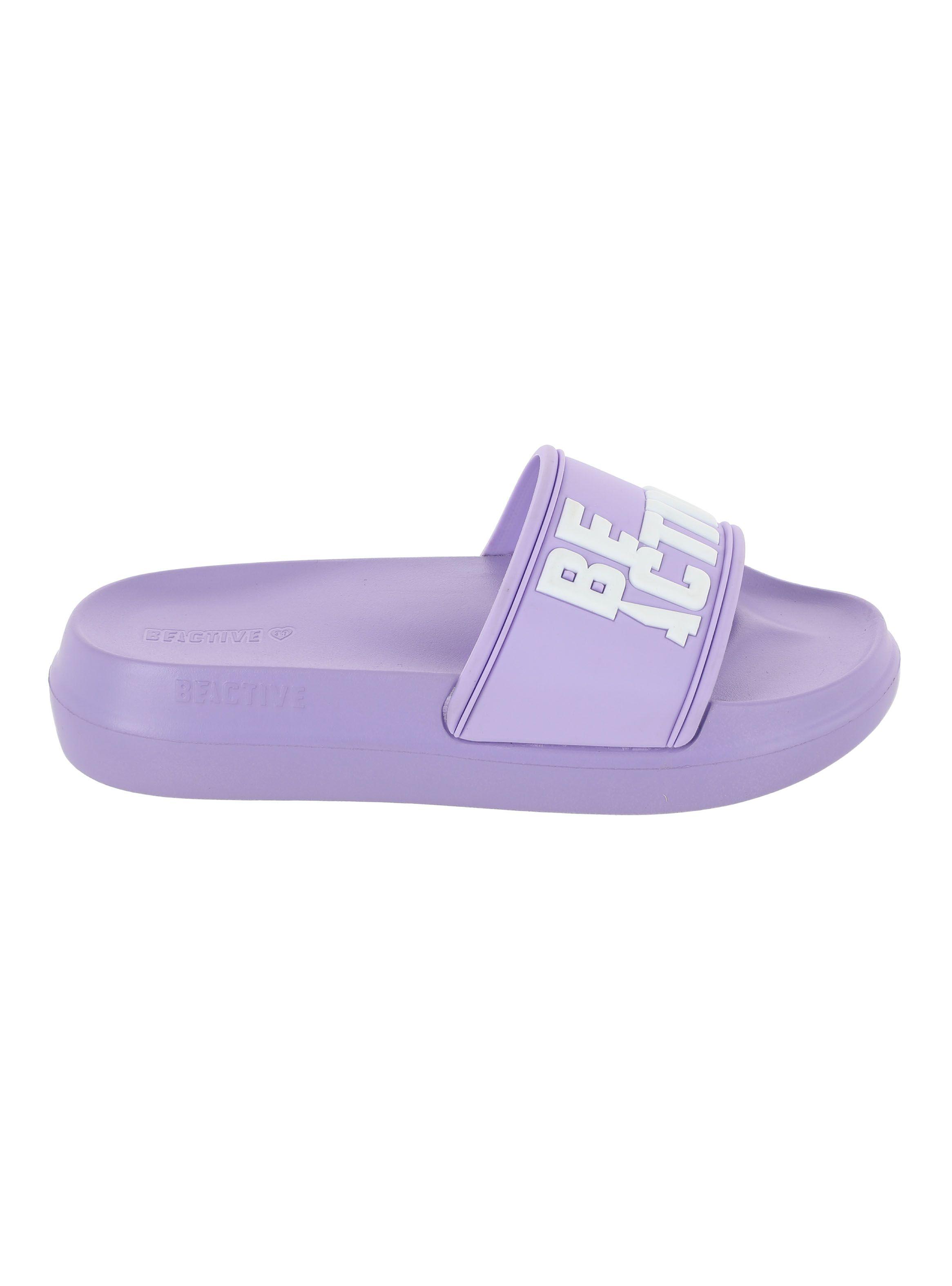 Sandalia Slider Print Logo en Relieve Mujer-0