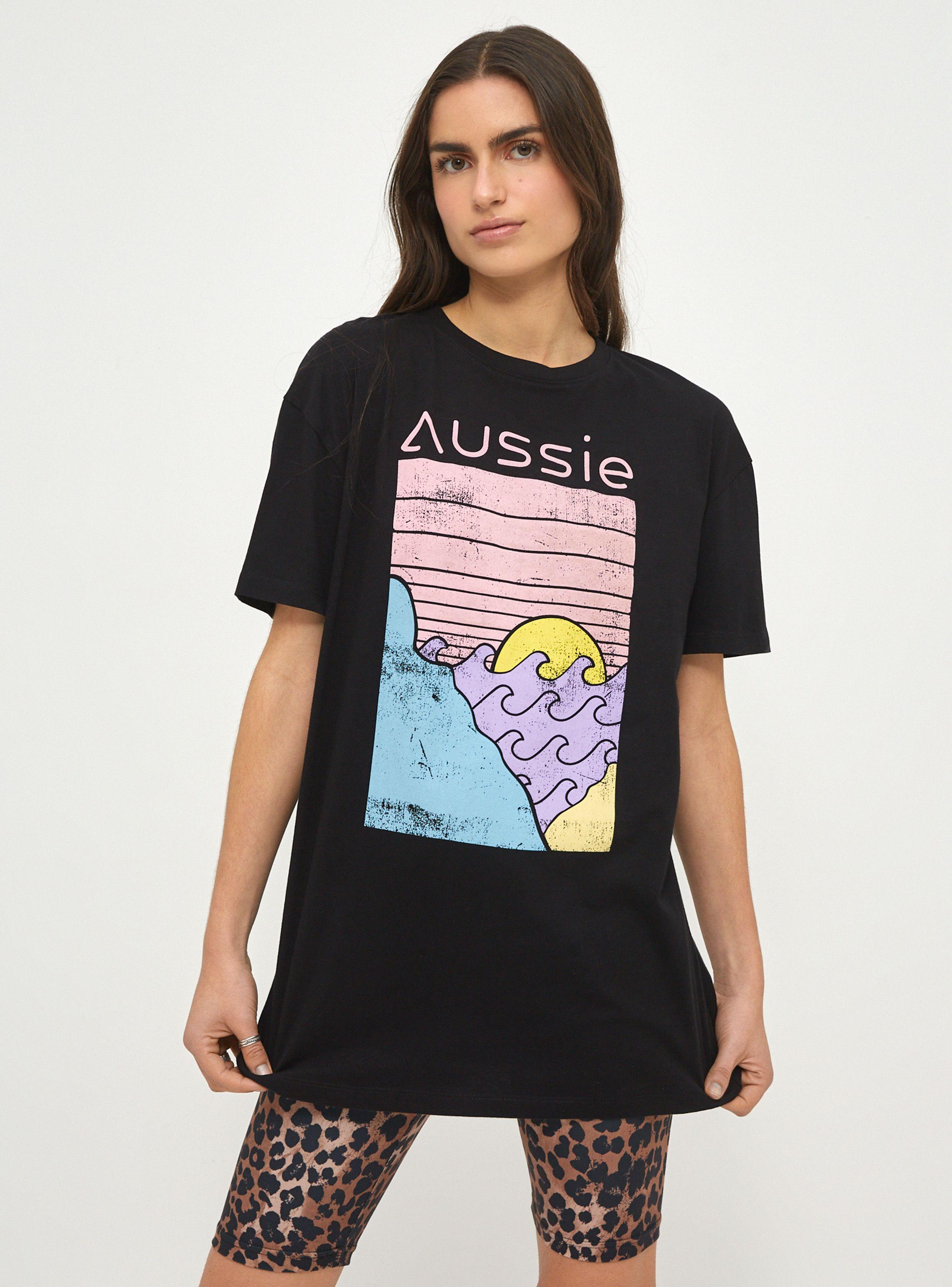 Polera Manga Corta con Maxi Estampado Surf-0