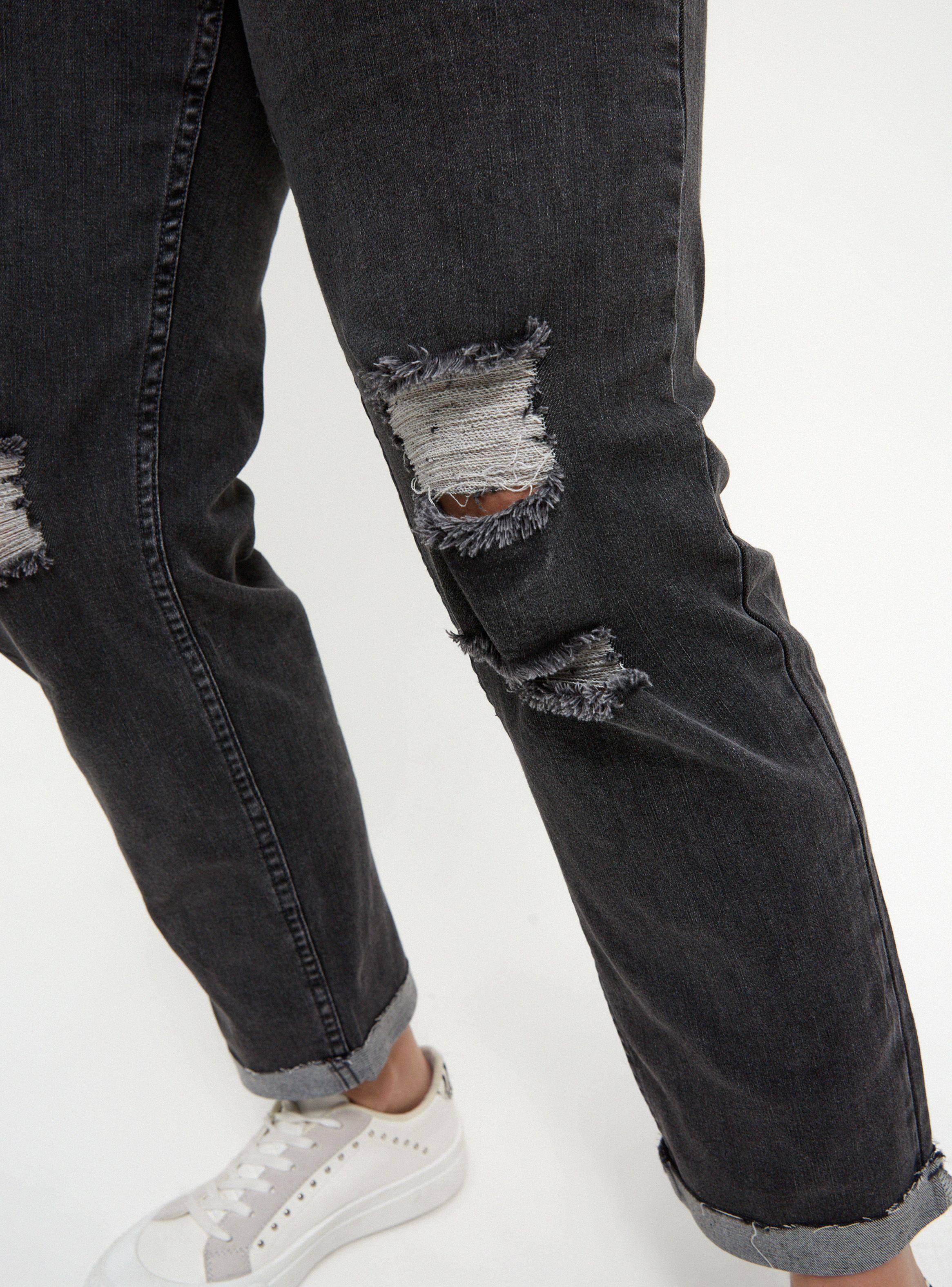 Jeans Roturas Recto Tiro Medio-2