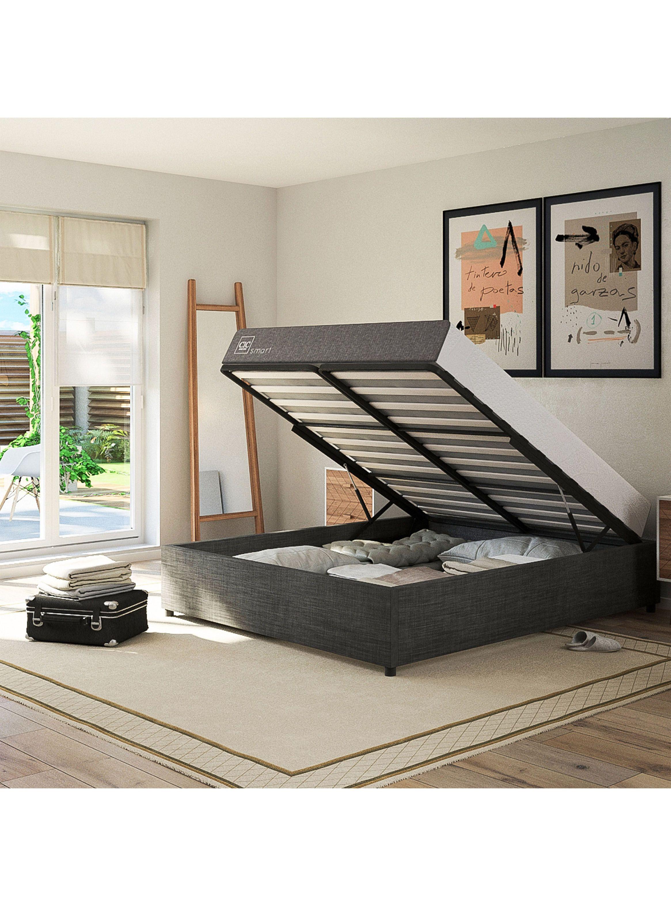 Space Box Europea Anatomic 2 Plazas + Veladores Torino-5