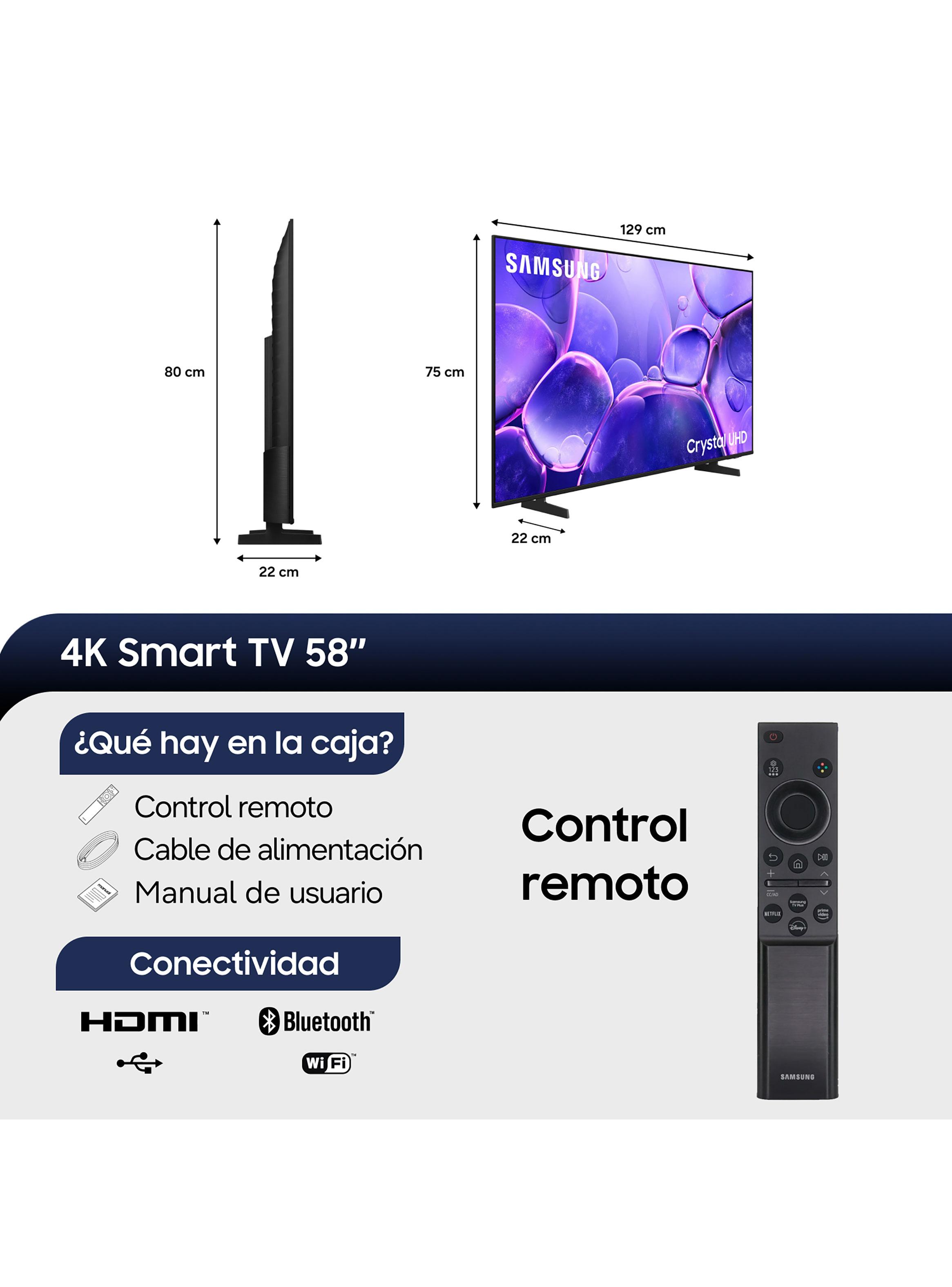 LED Smart TV 58'' Crystal UHD 4K U8000F 2025-1