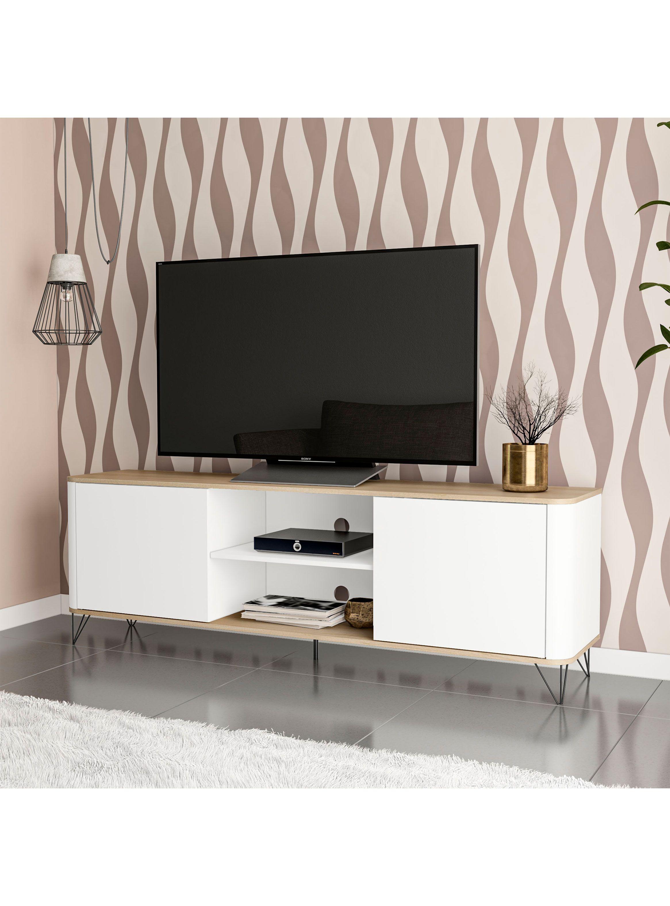 Rack TV 75" Cartagen 2 Puertas-3