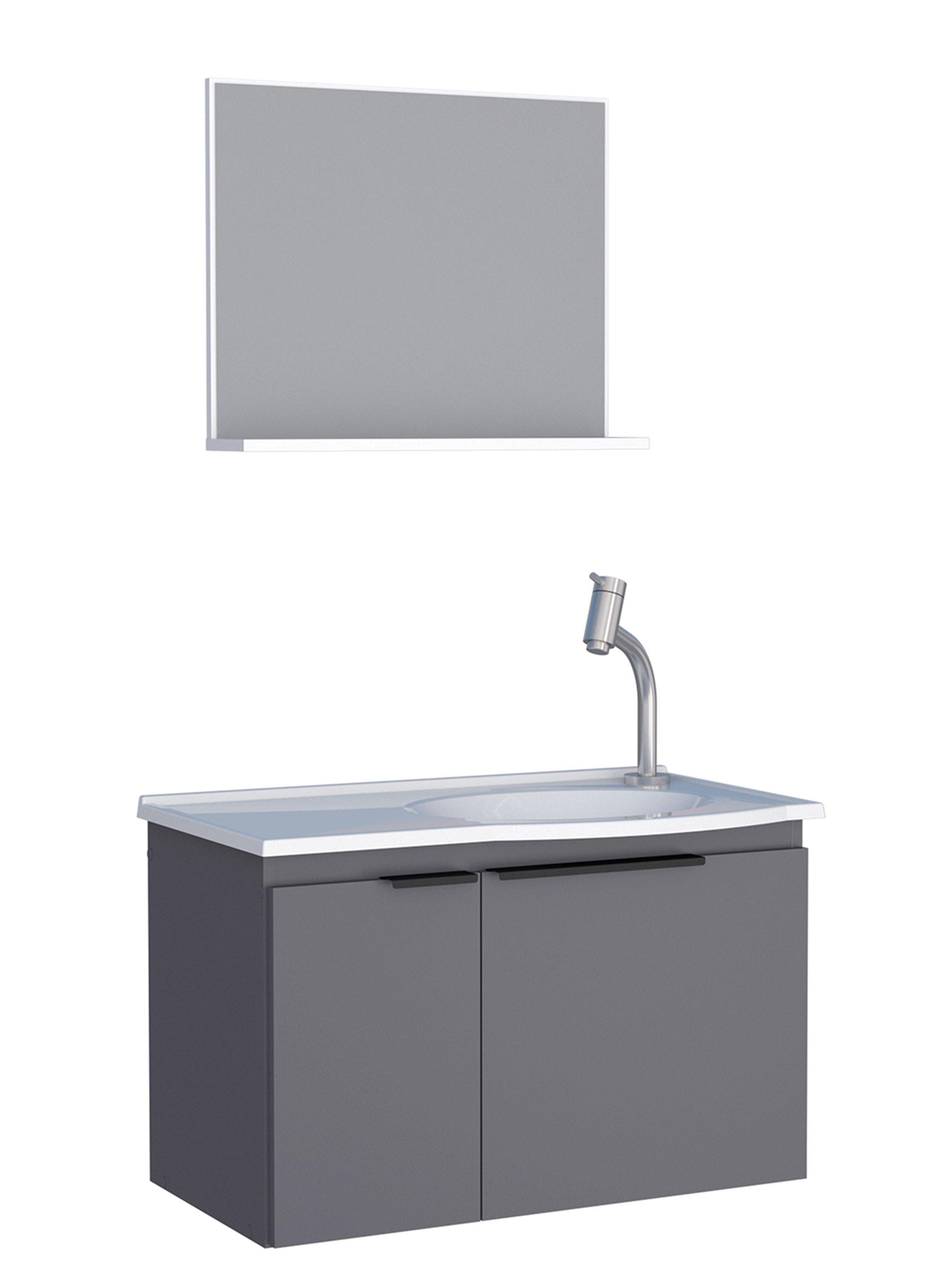 Mueble Vanitorio + Aéreo Espejo Quartzo-0