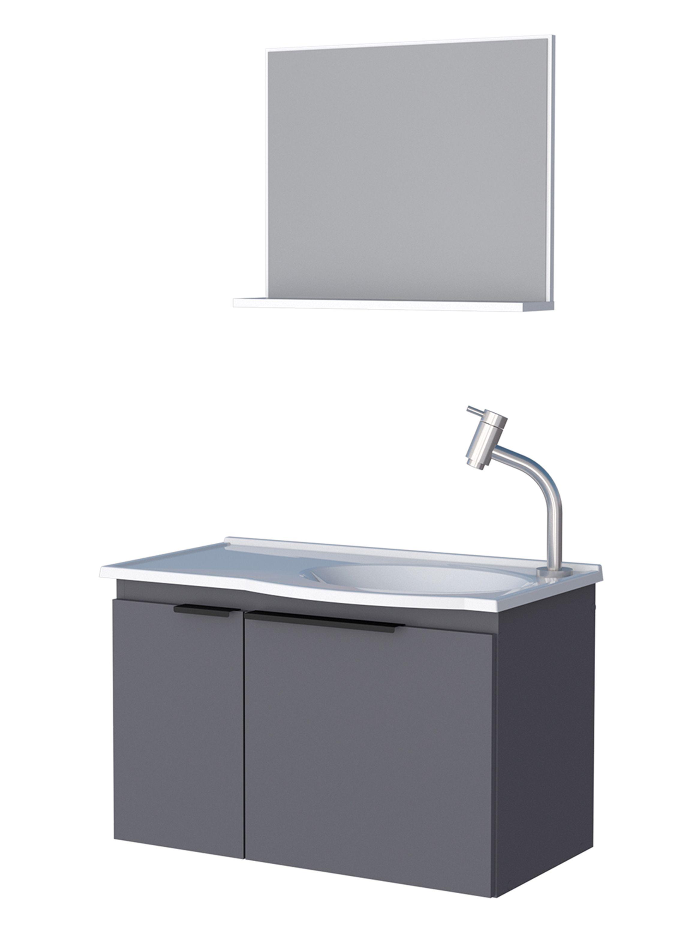 Mueble Vanitorio + Aéreo Espejo Quartzo-3