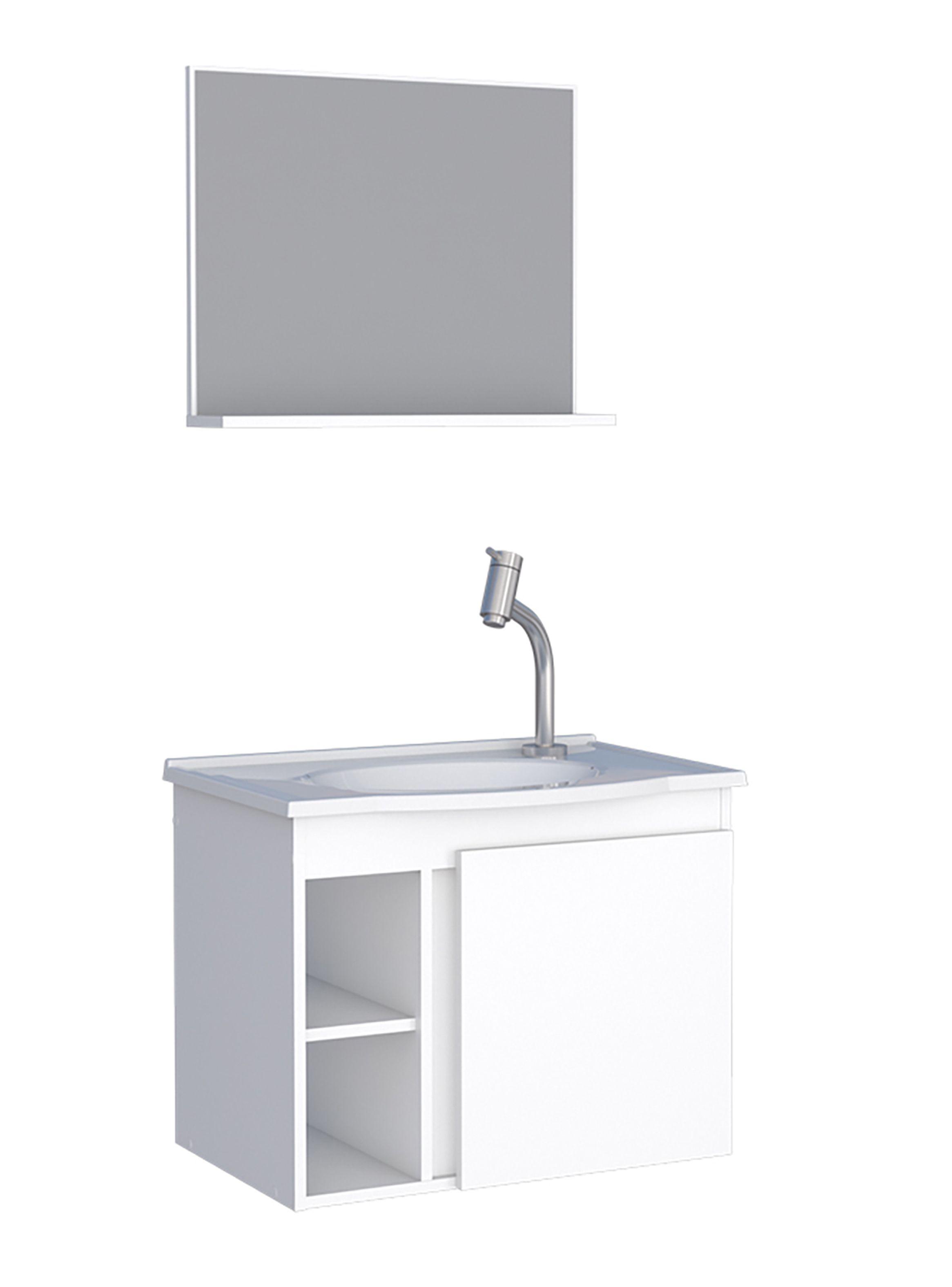 Mueble Vanitorio + Espejo Aéreo Safira-3