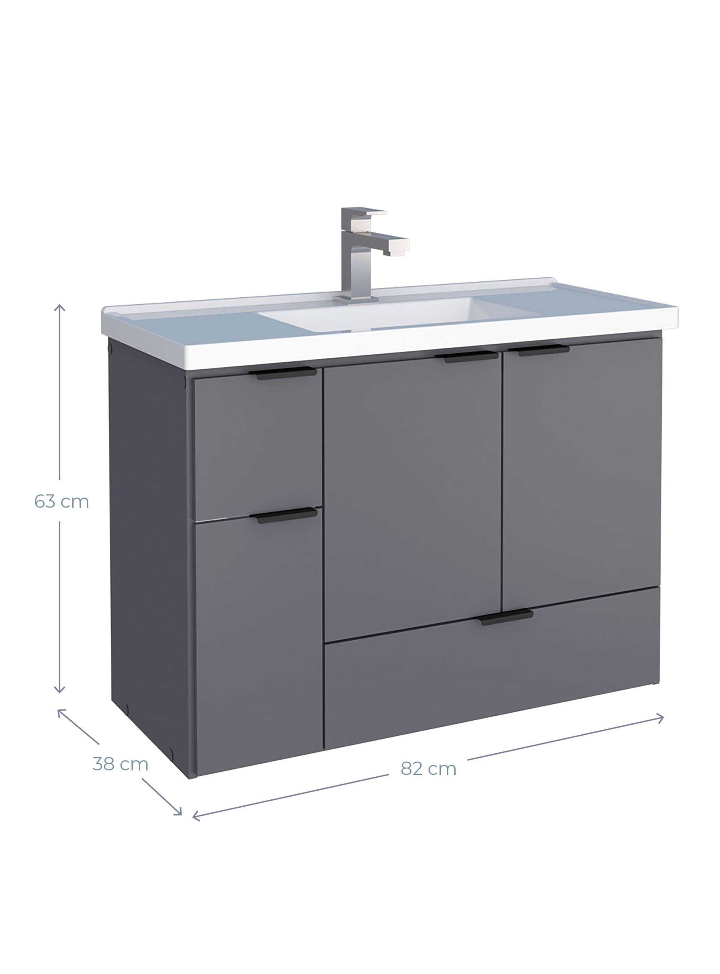 Mueble Vanitorio Aéreo Orquedea 80 cm-1
