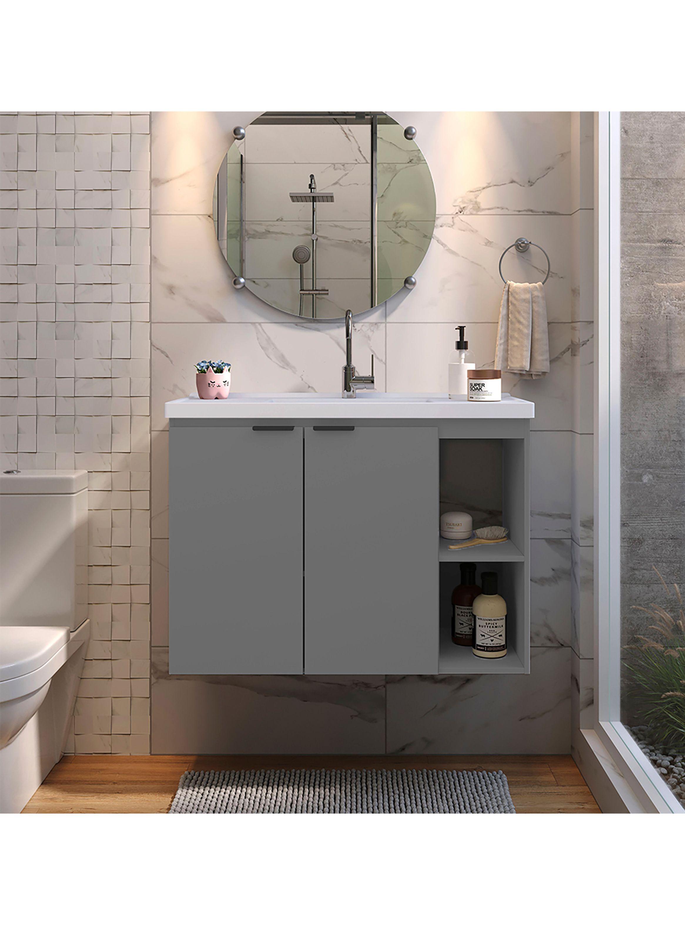 Mueble Vanitorio Aéreo Aster 80 cm-4