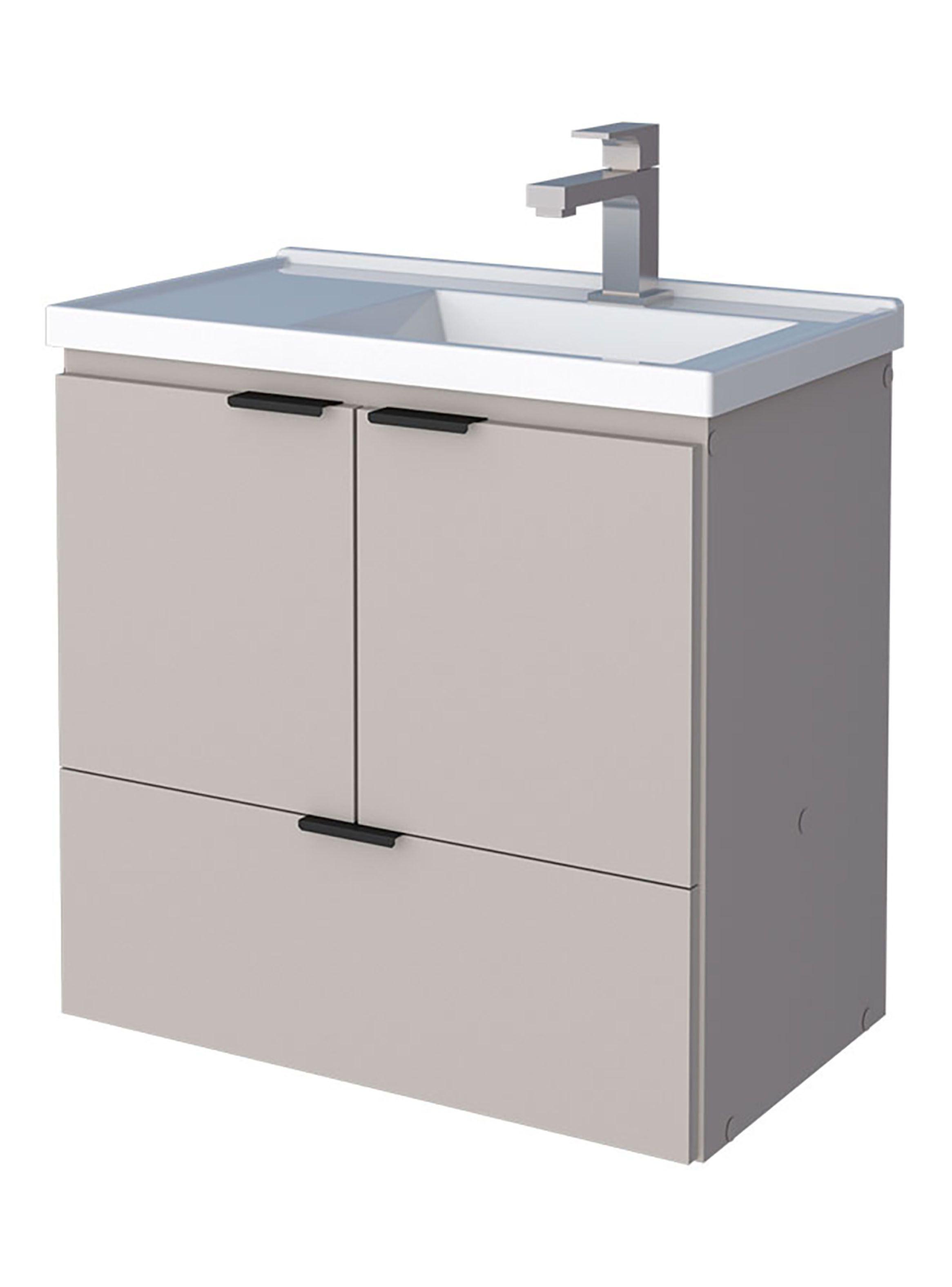 Mueble Vanitorio Aéreo Lis 1 Cajón 2 Puertas-2