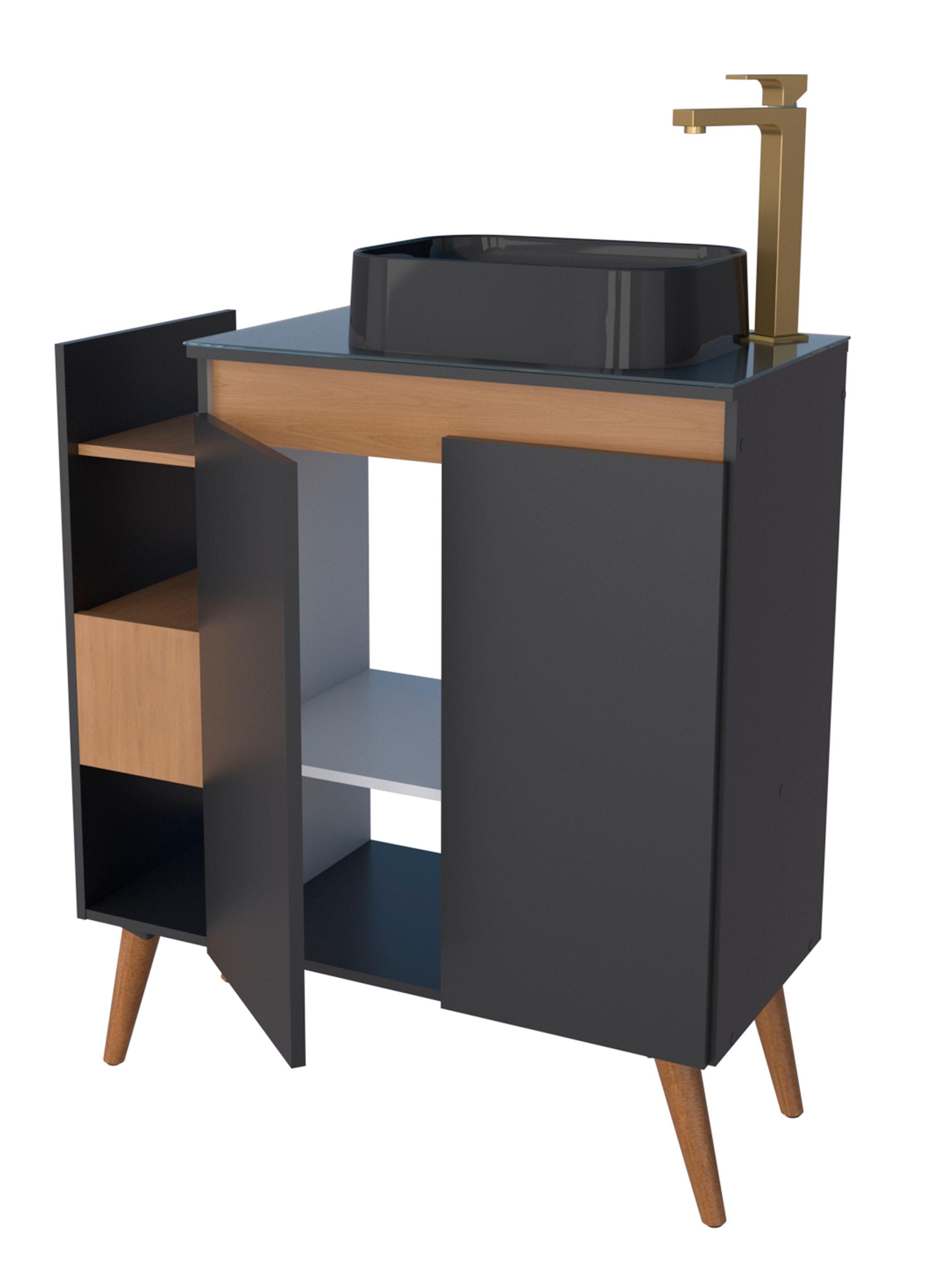 Mueble Vanitorio Lotus 80 cm 2 Puertas-2