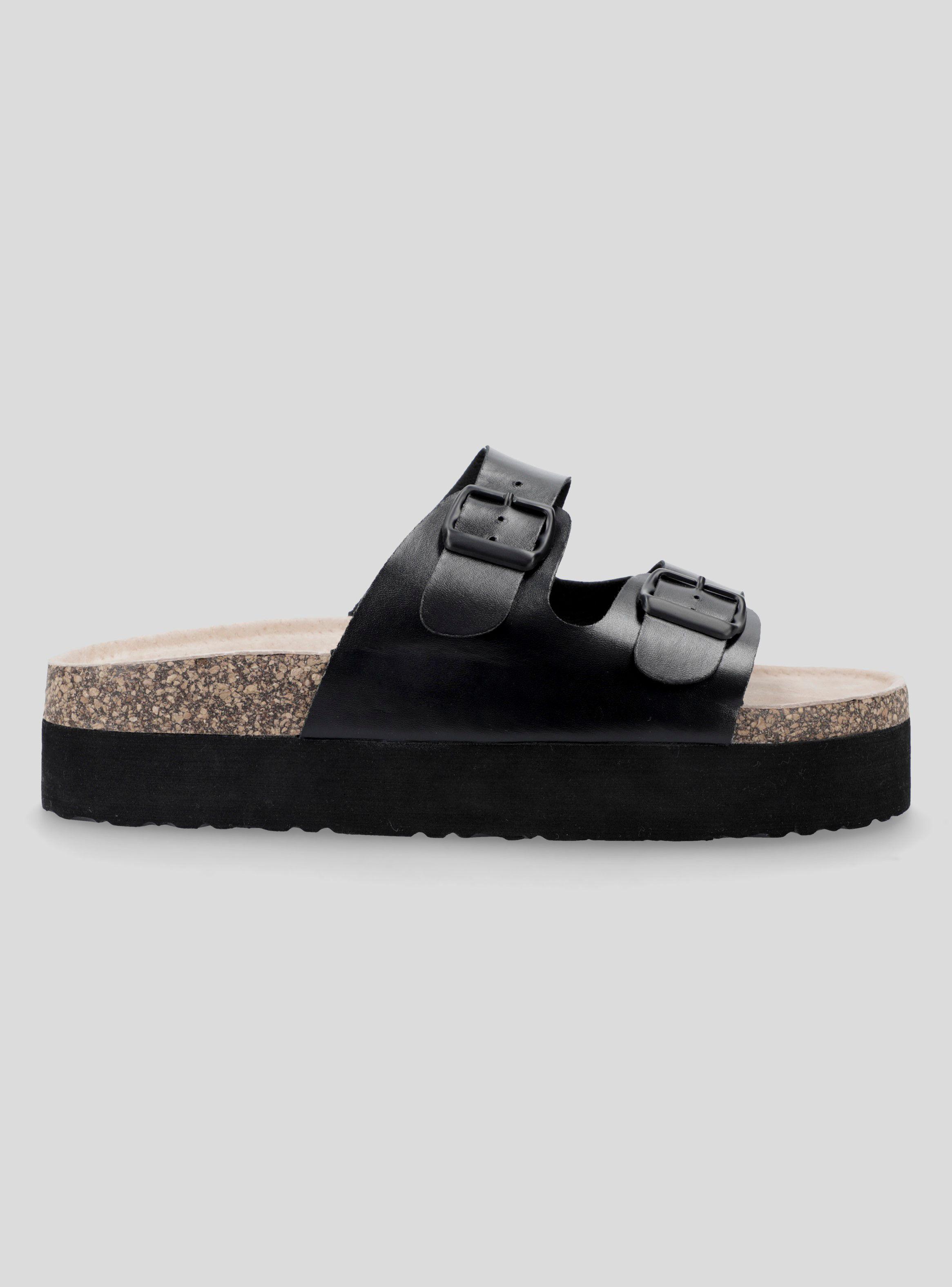 Sandalia Isidora Plataforma con Doble Hebilla Mujer-1