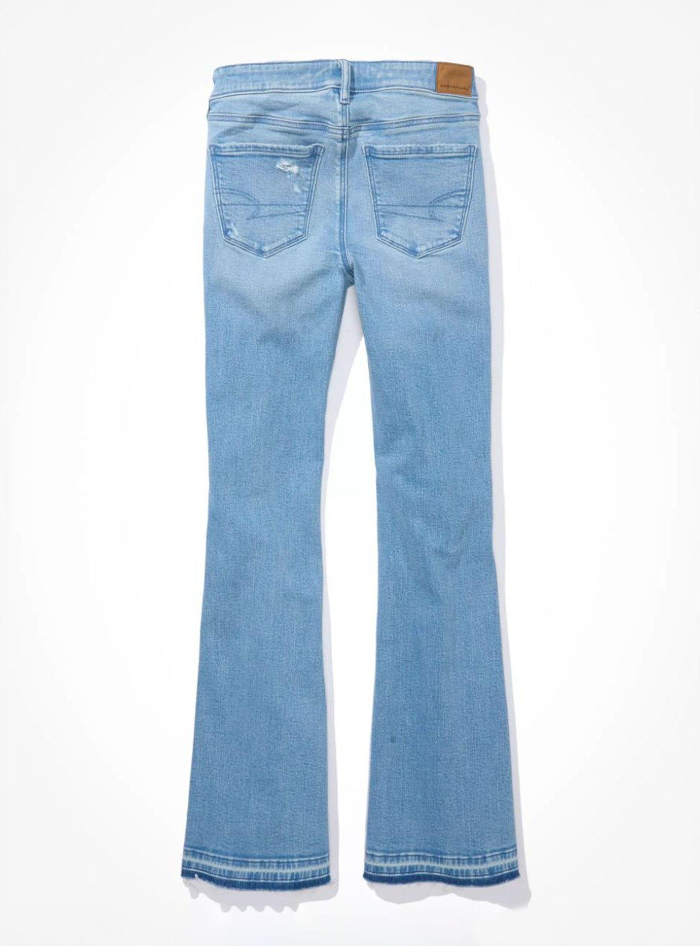Low Rise Flare Jeans-3